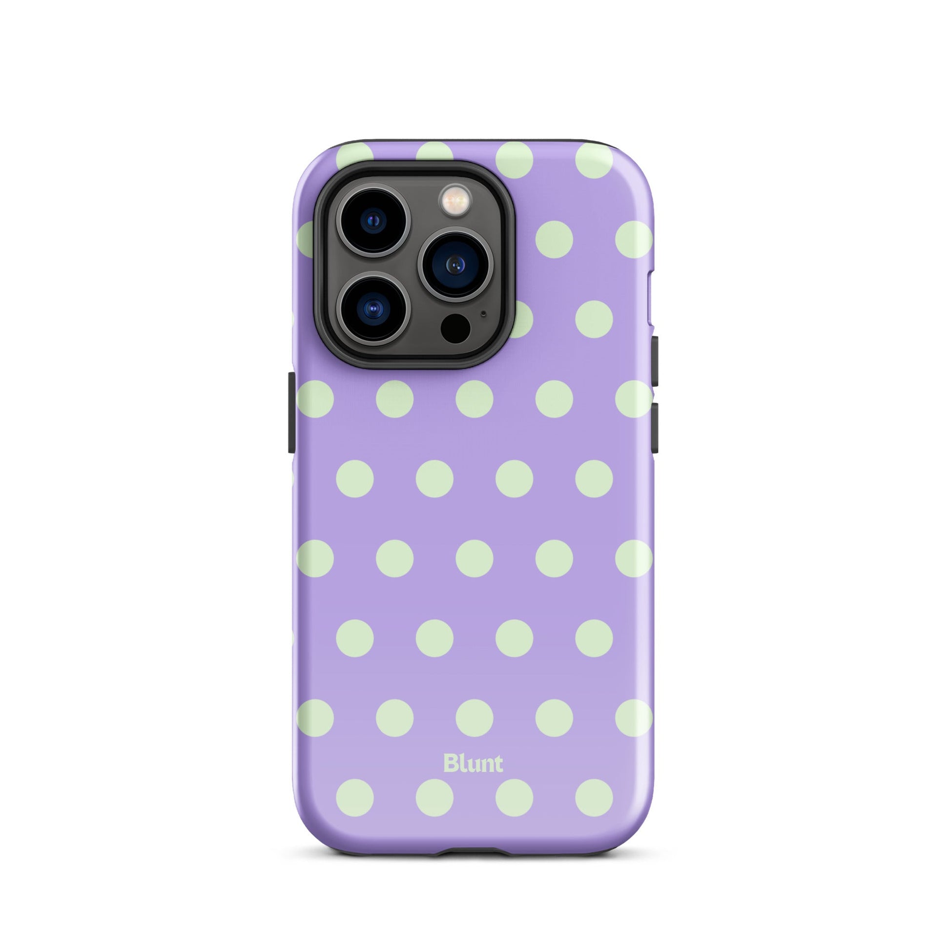 Lavender Mint Polka iPhone Case - Blunt Cases