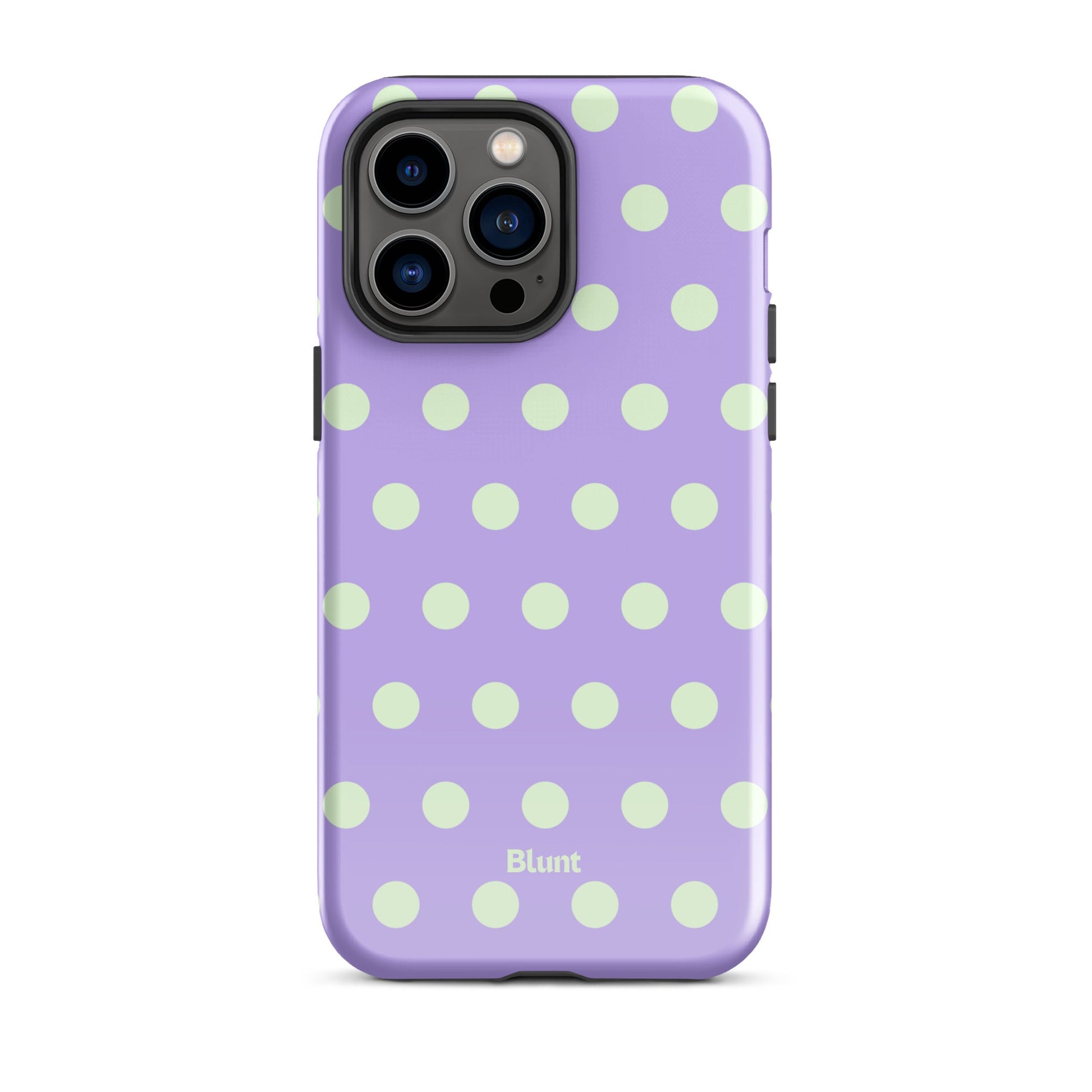 Lavender Mint Polka iPhone Case - Blunt Cases