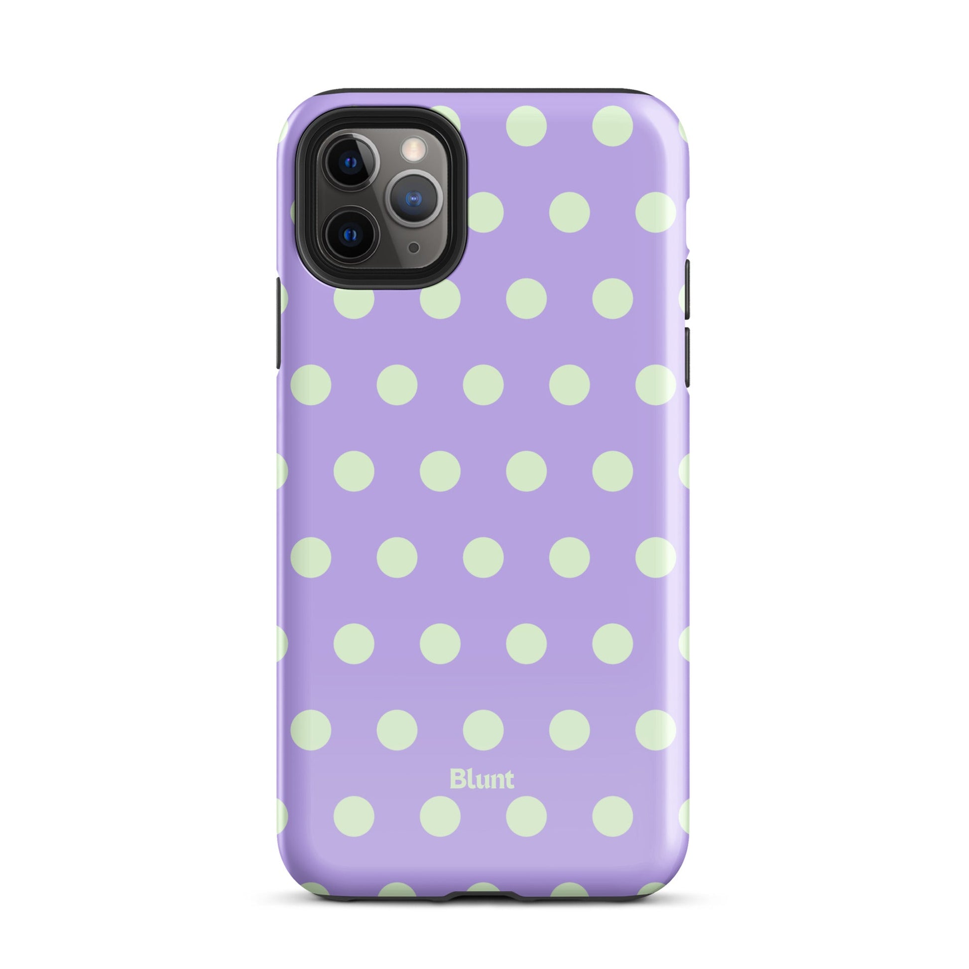 Lavender Mint Polka iPhone Case - Blunt Cases