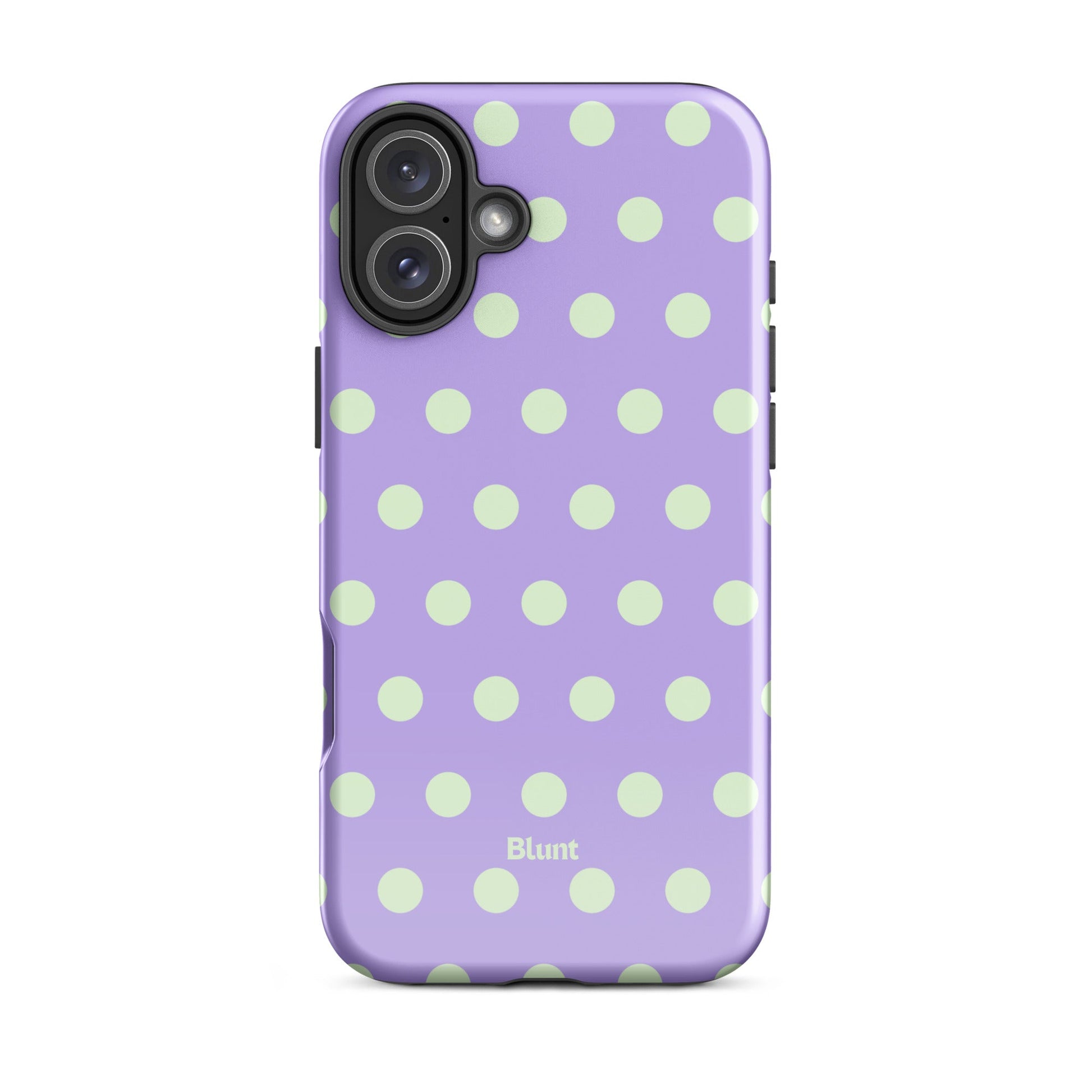 Lavender Mint Polka iPhone Case - Blunt Cases