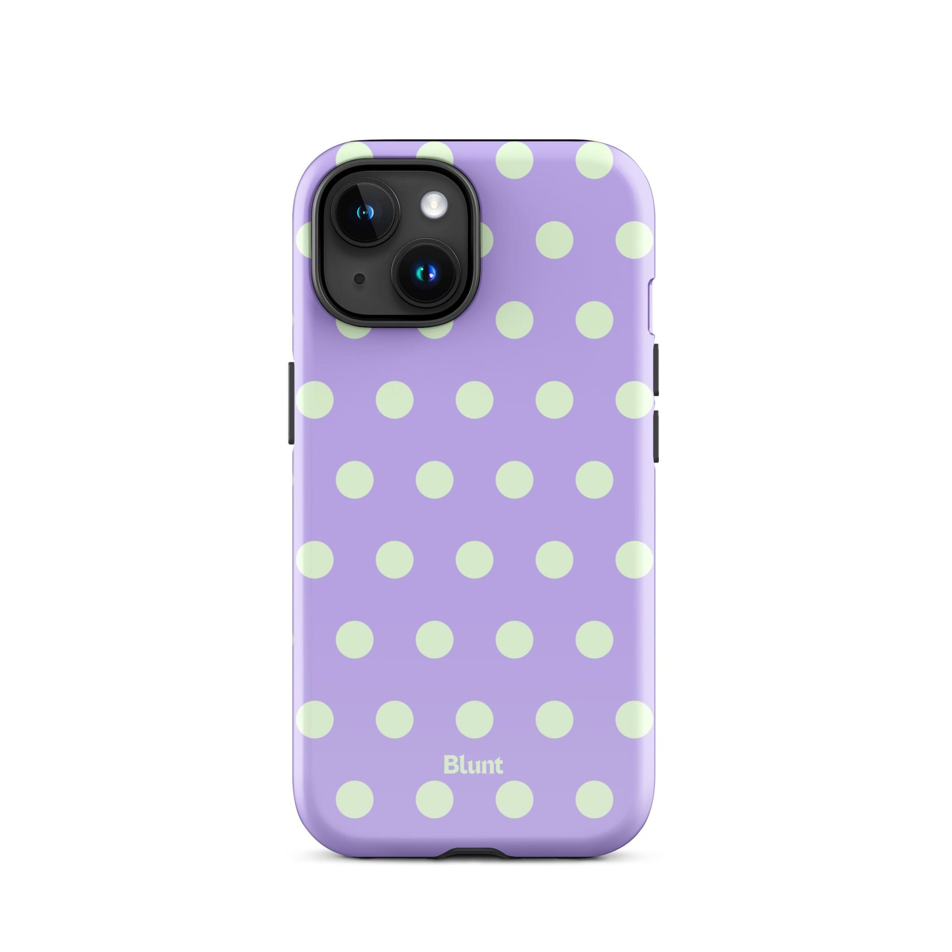 Lavender Mint Polka iPhone Case - Blunt Cases