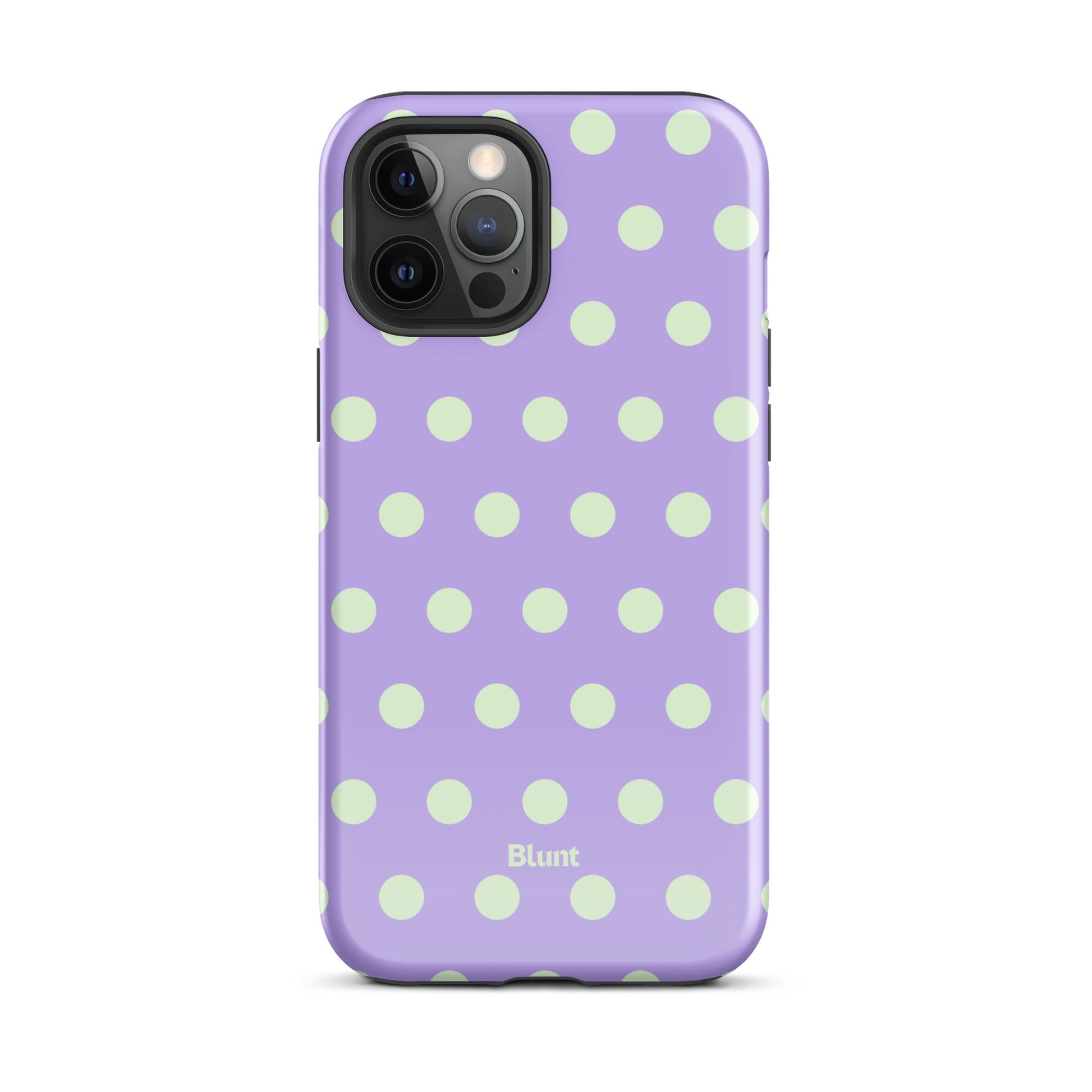 Lavender Mint Polka iPhone Case - Blunt Cases