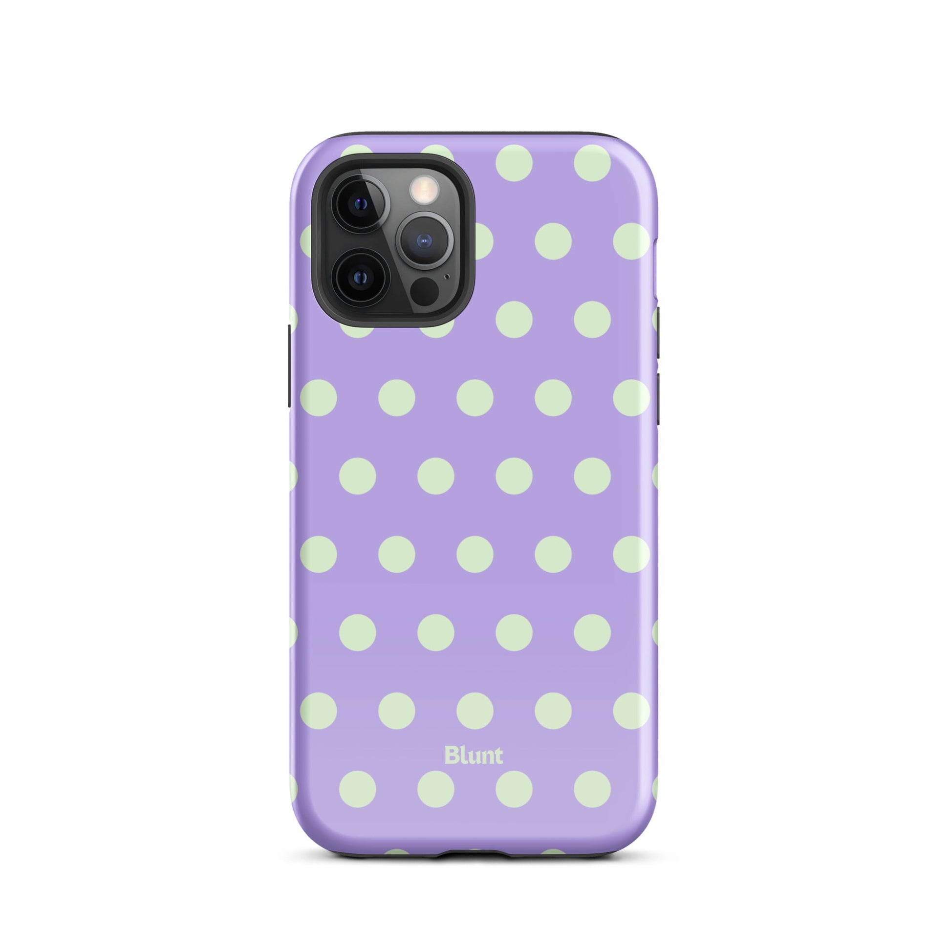 Lavender Mint Polka iPhone Case - Blunt Cases