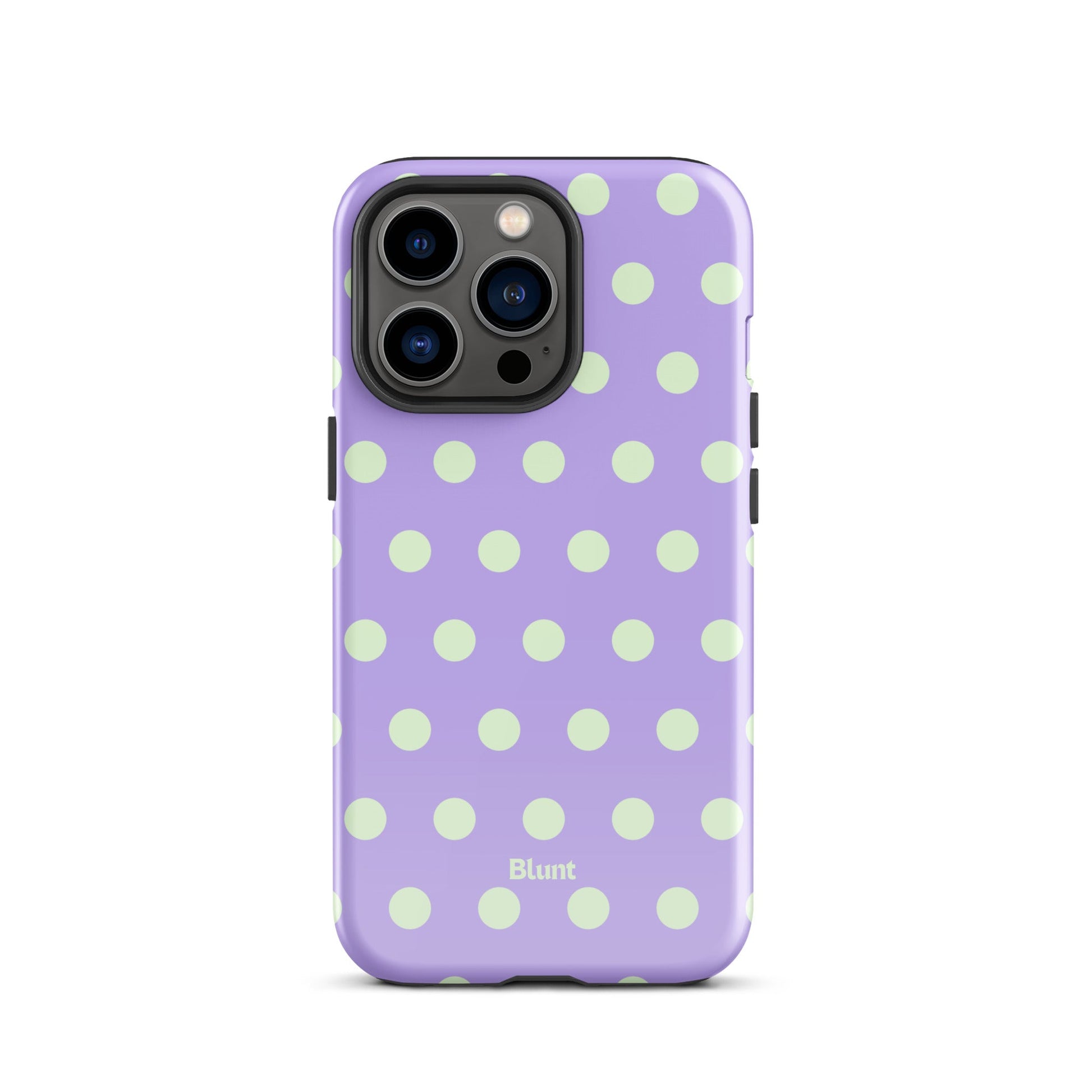 Lavender Mint Polka iPhone Case - Blunt Cases