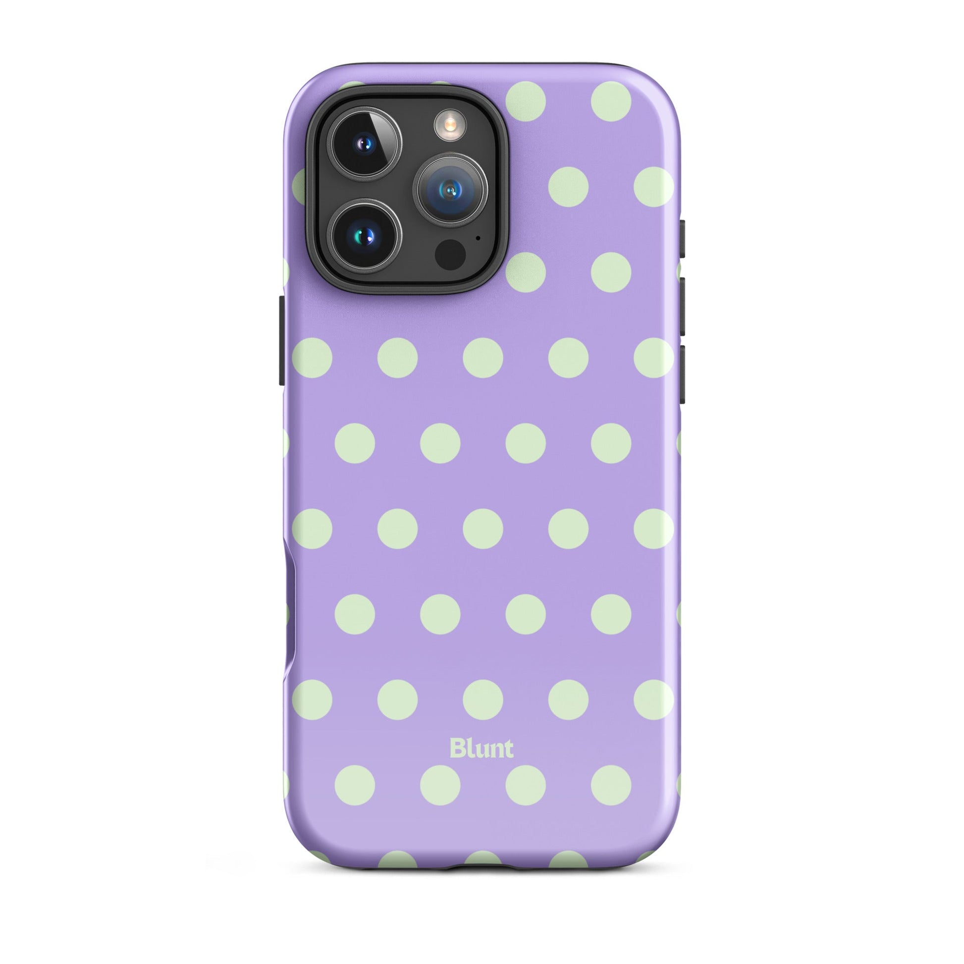 Lavender Mint Polka iPhone Case - Blunt Cases