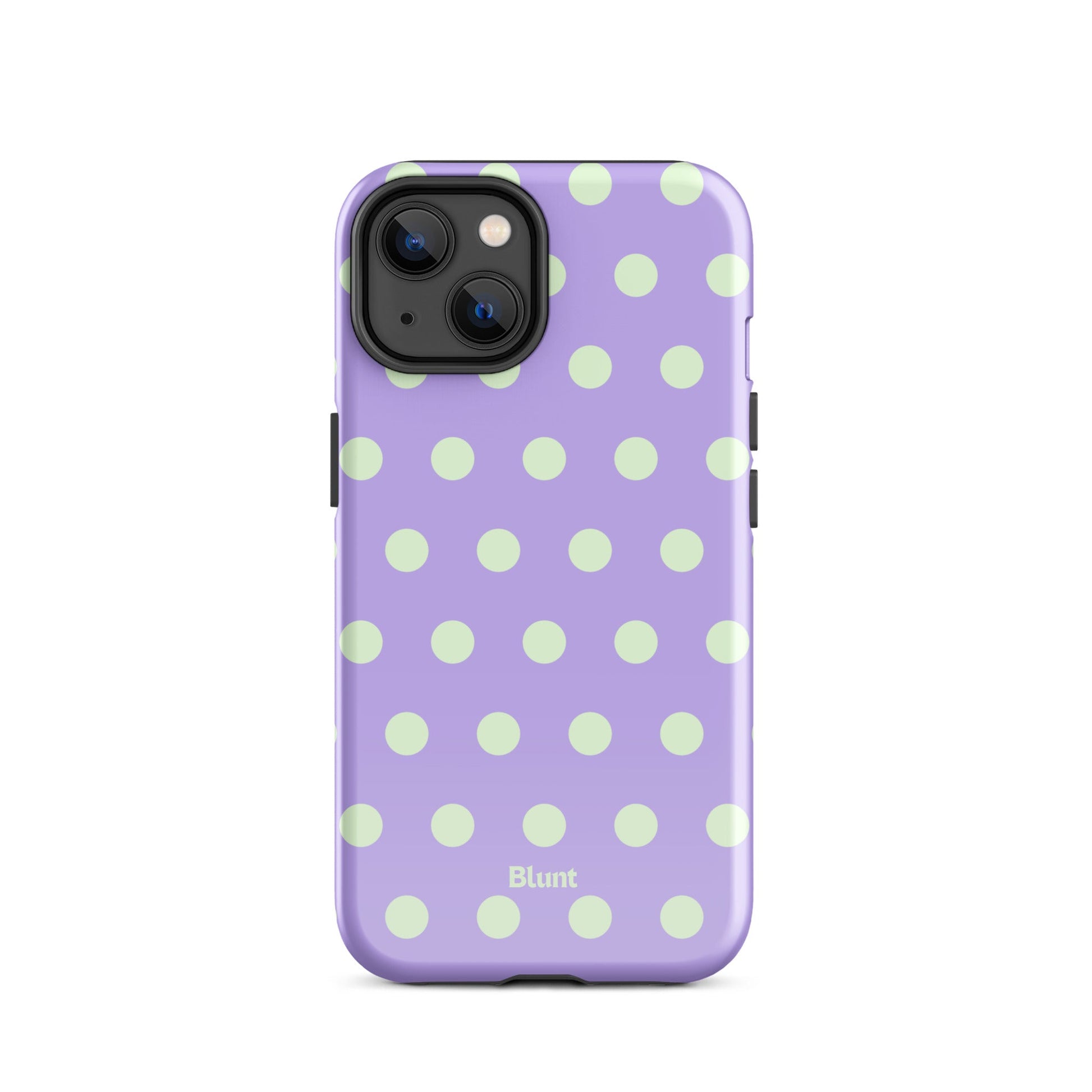 Lavender Mint Polka iPhone Case - Blunt Cases