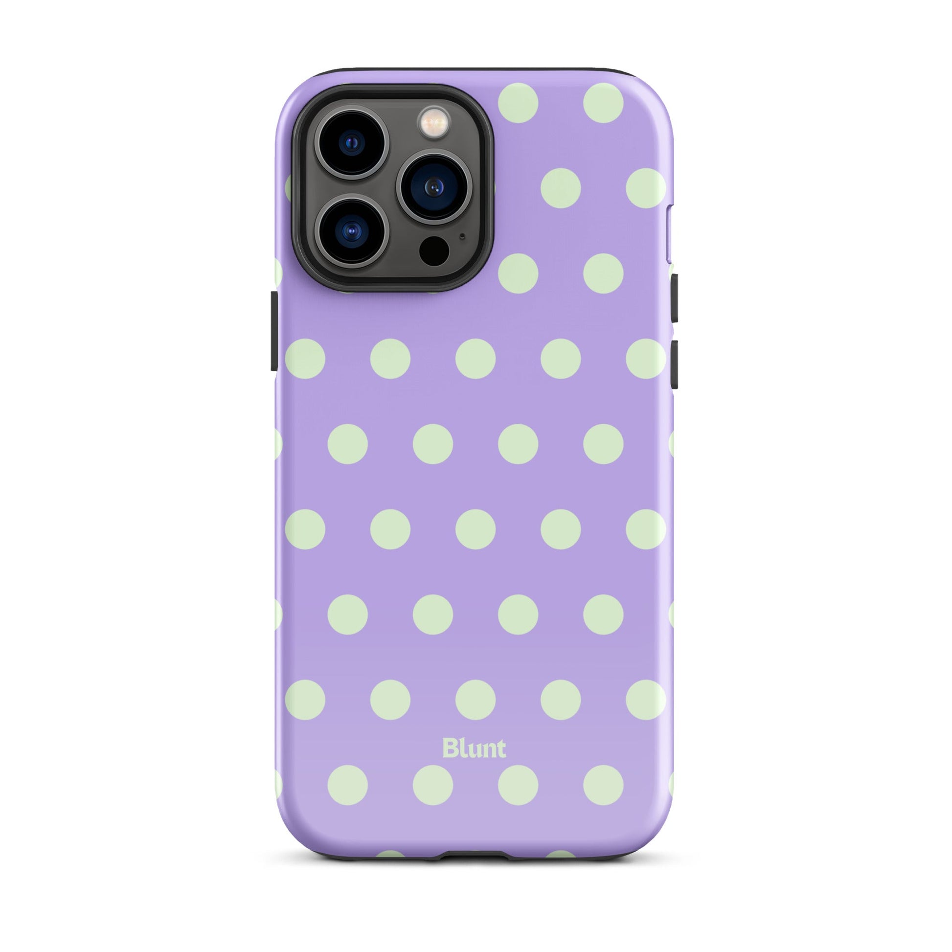 Lavender Mint Polka iPhone Case - Blunt Cases