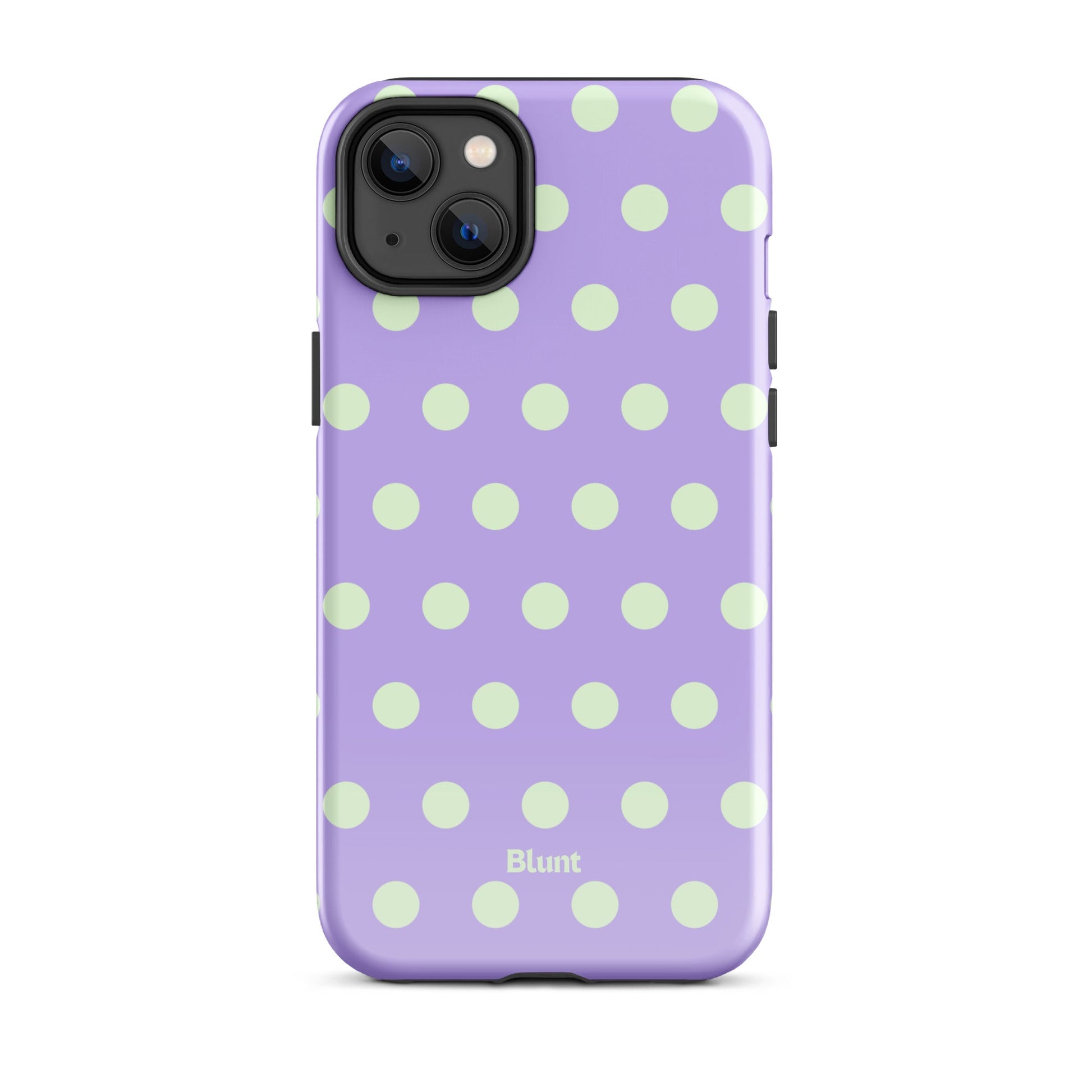 Lavender Mint Polka iPhone Case - Blunt Cases
