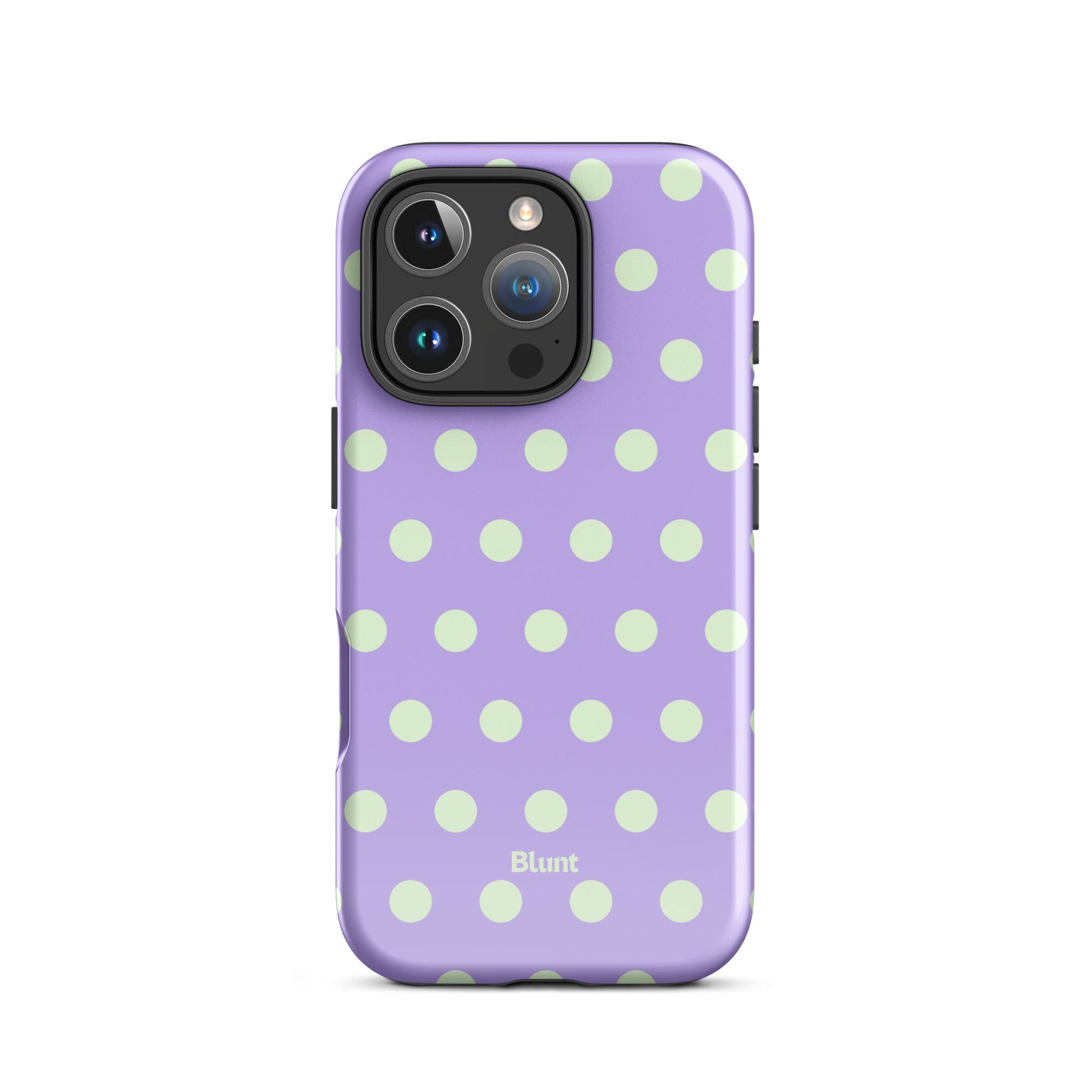 Lavender Mint Polka iPhone Case - Blunt Cases
