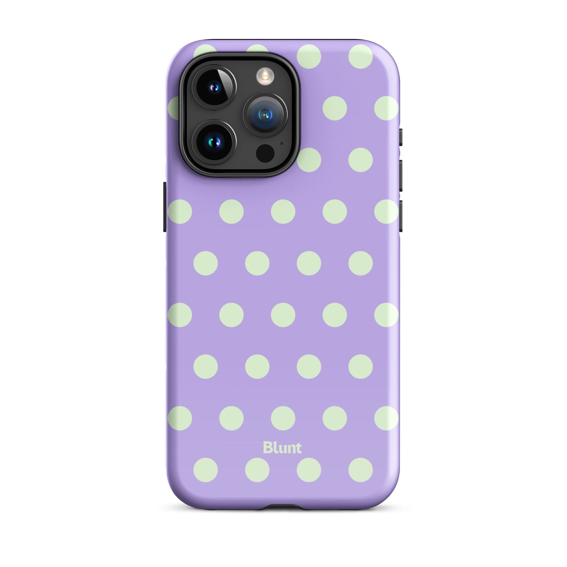 Lavender Mint Polka iPhone Case - Blunt Cases