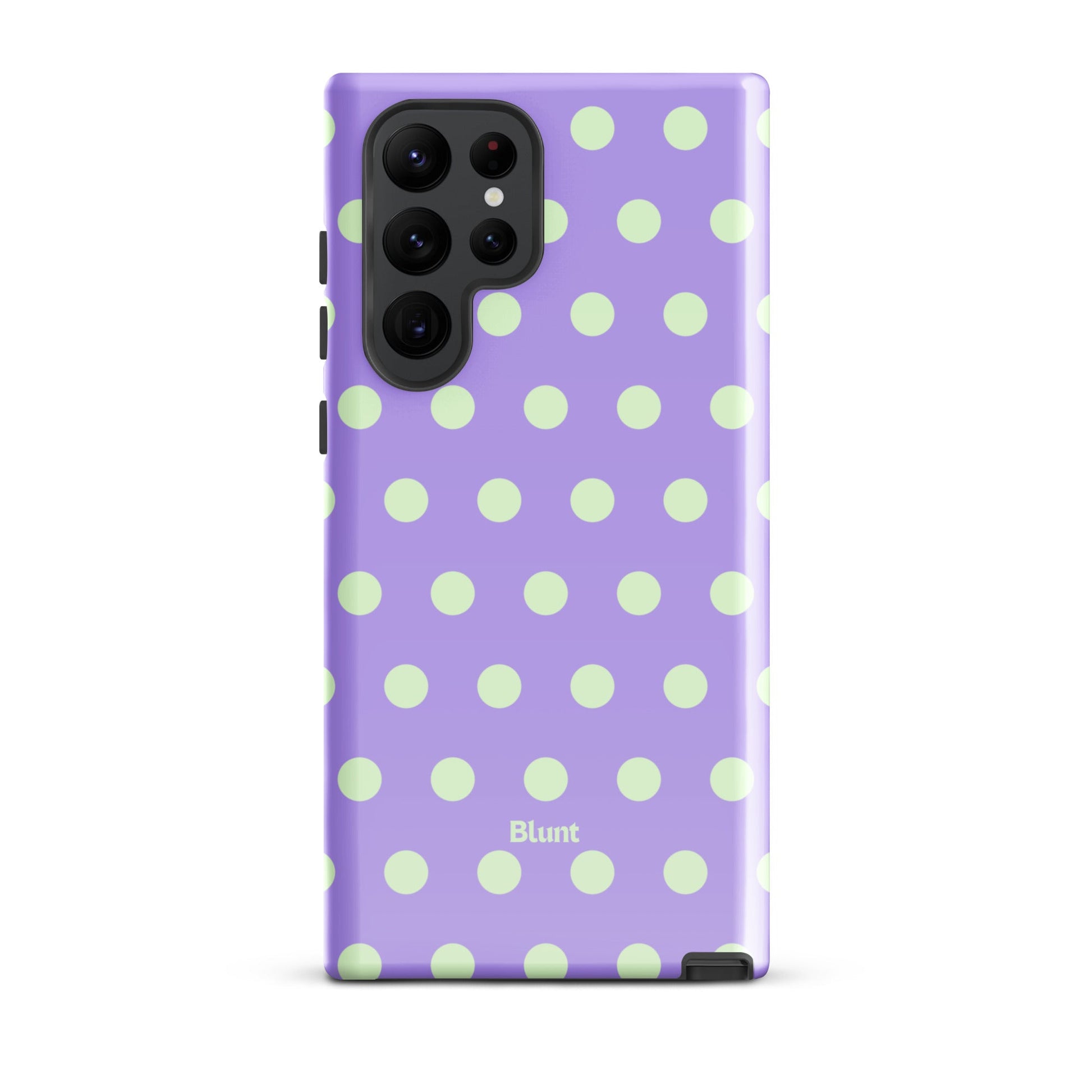 Lavender Mint Polka Samsung Case - Blunt Cases