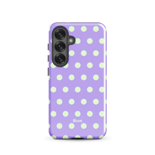 Lavender Mint Polka Samsung Case - Blunt Cases