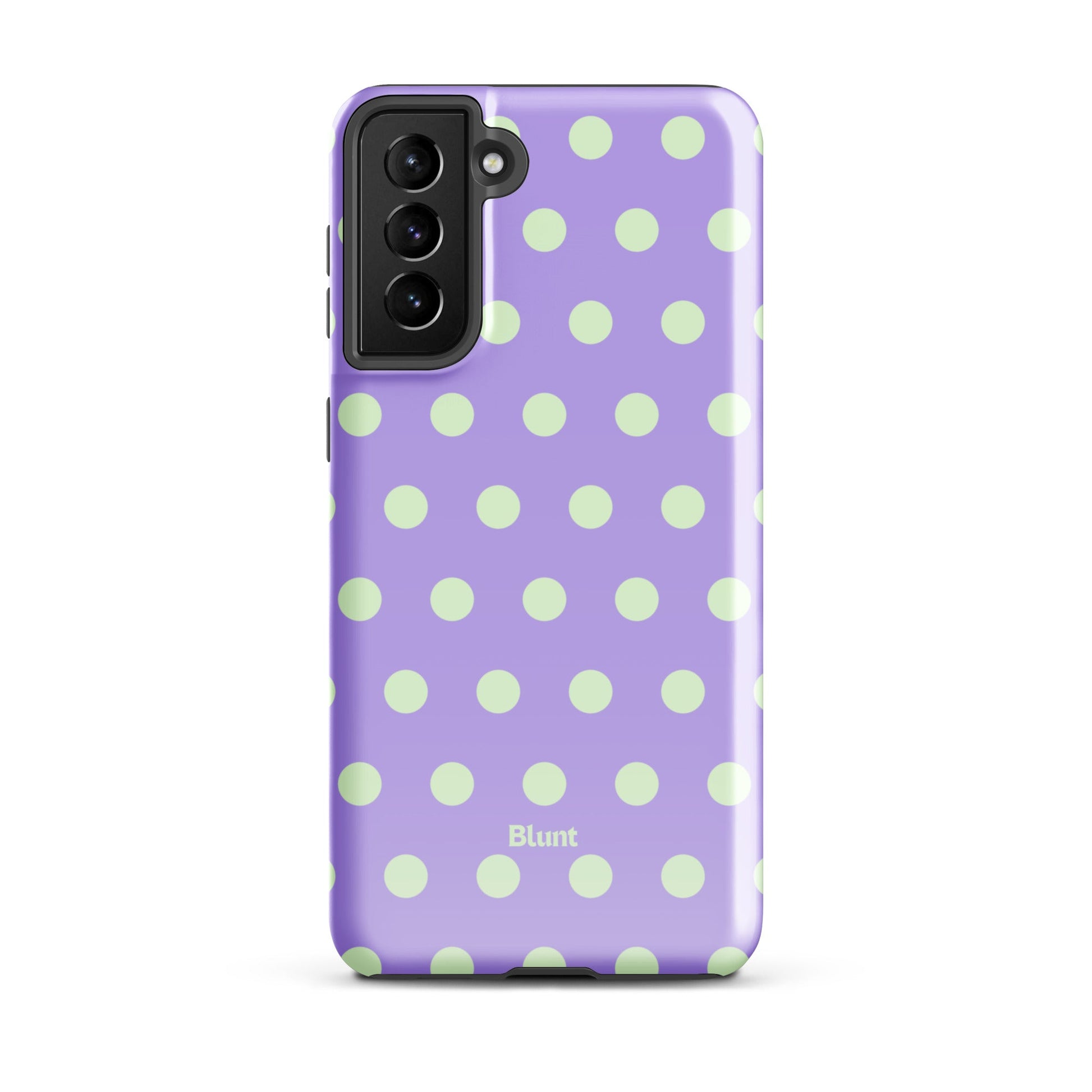 Lavender Mint Polka Samsung Case - Blunt Cases