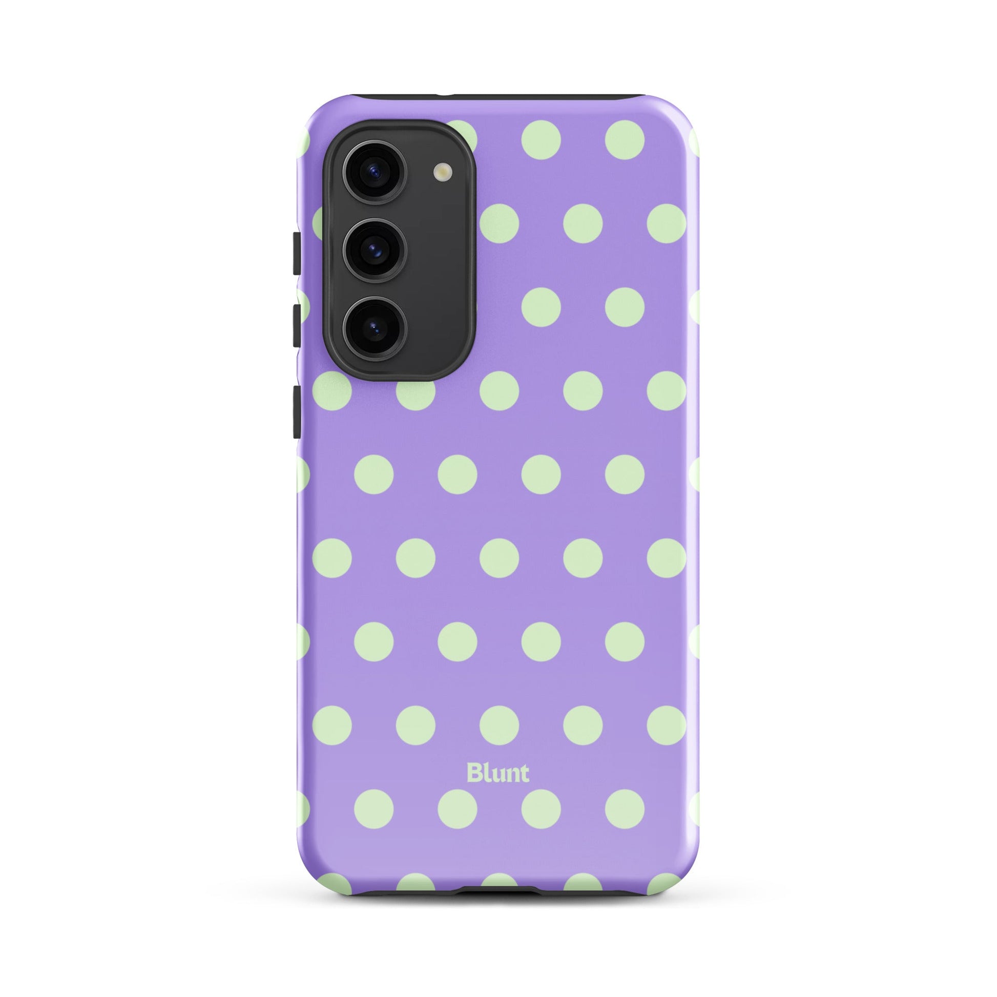 Lavender Mint Polka Samsung Case - Blunt Cases