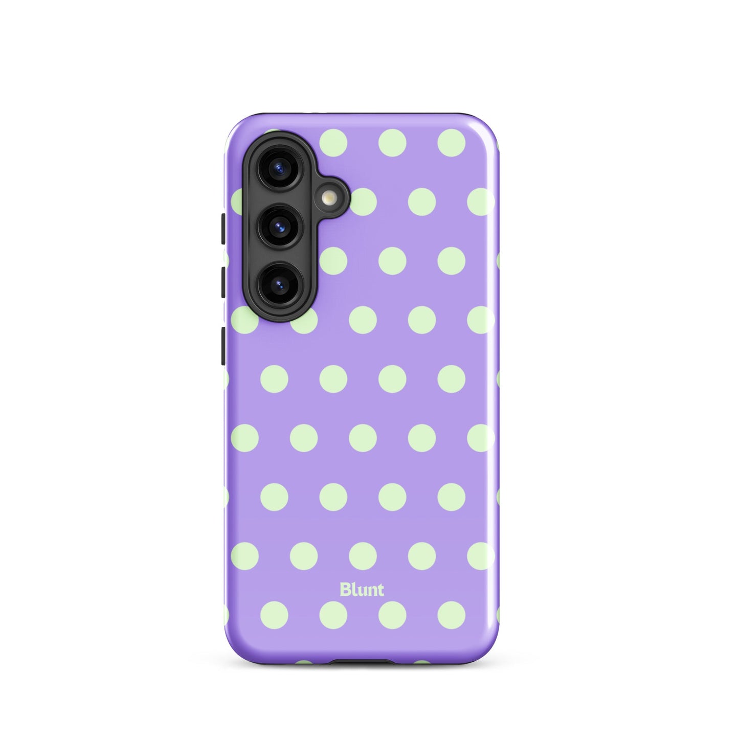 Lavender Mint Polka Samsung Case - Blunt Cases