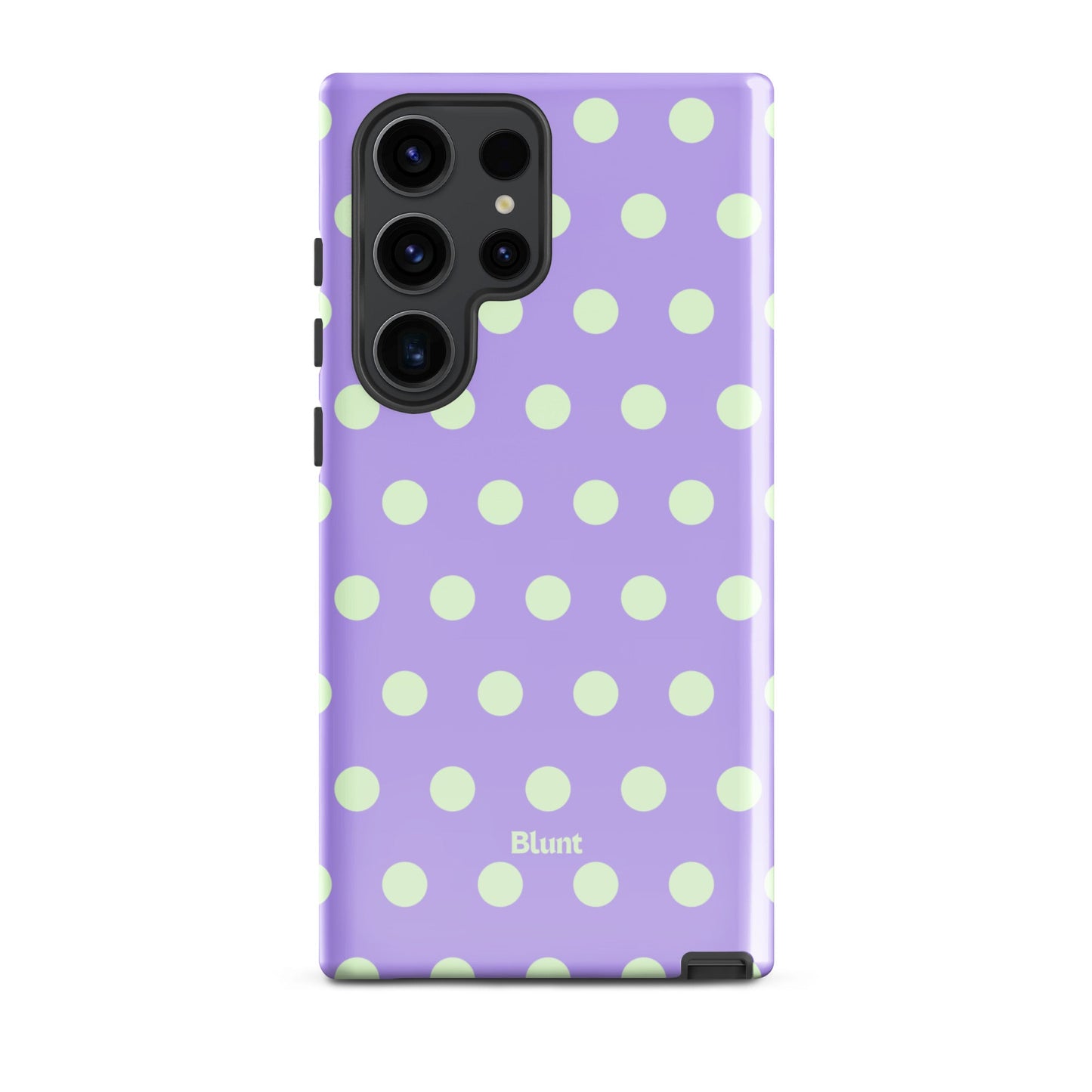 Lavender Mint Polka Samsung Case - Blunt Cases