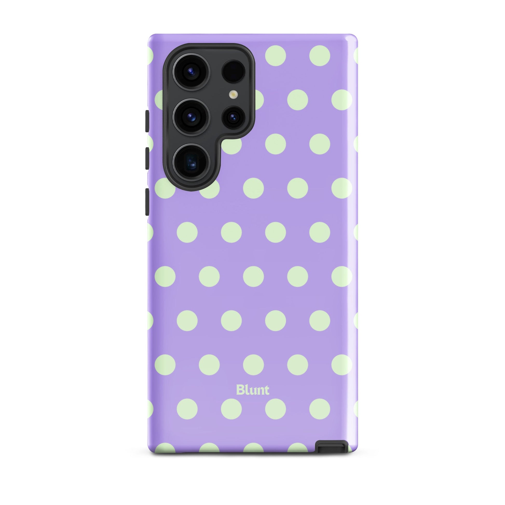Lavender Mint Polka Samsung Case - Blunt Cases