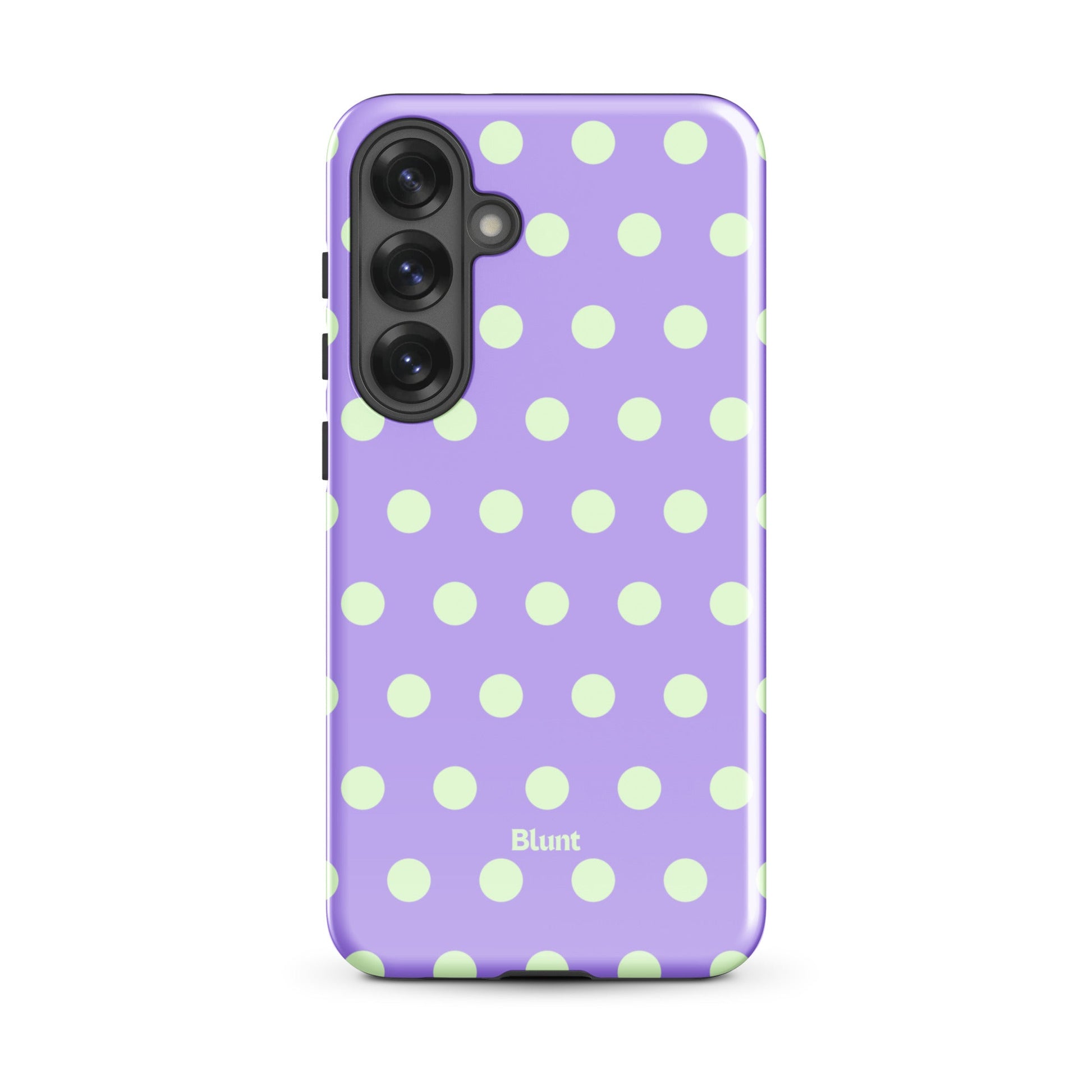 Lavender Mint Polka Samsung Case - Blunt Cases