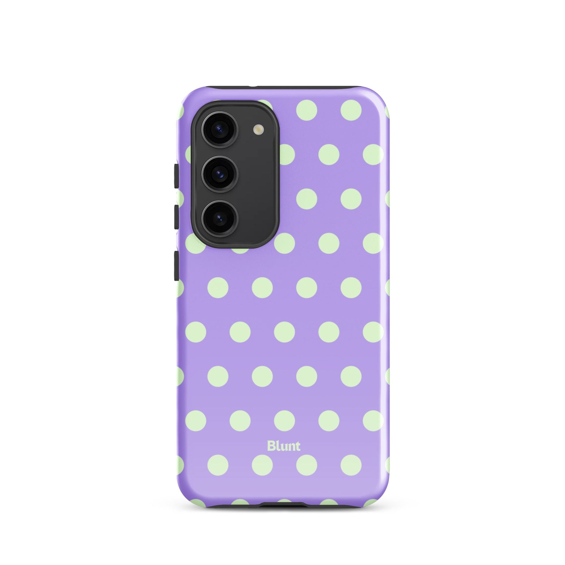 Lavender Mint Polka Samsung Case - Blunt Cases