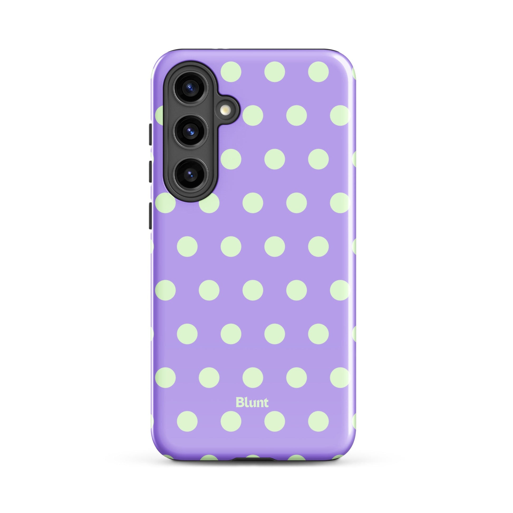 Lavender Mint Polka Samsung Case - Blunt Cases
