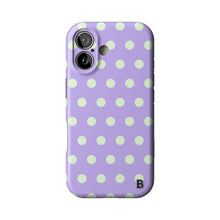 Lavender Mint Polka Statement iPhone Case