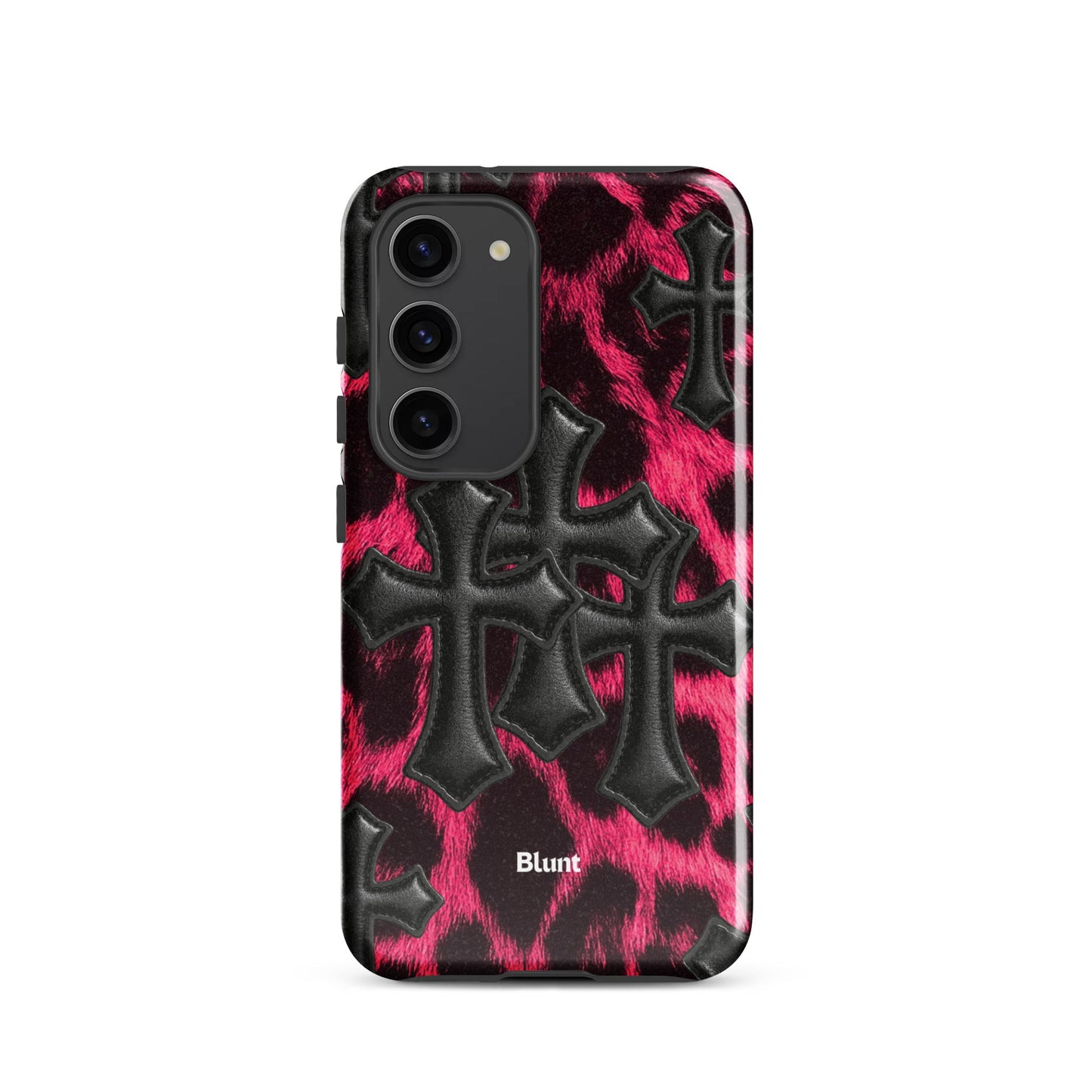 Leopard Cross Samsung Case - Blunt Cases