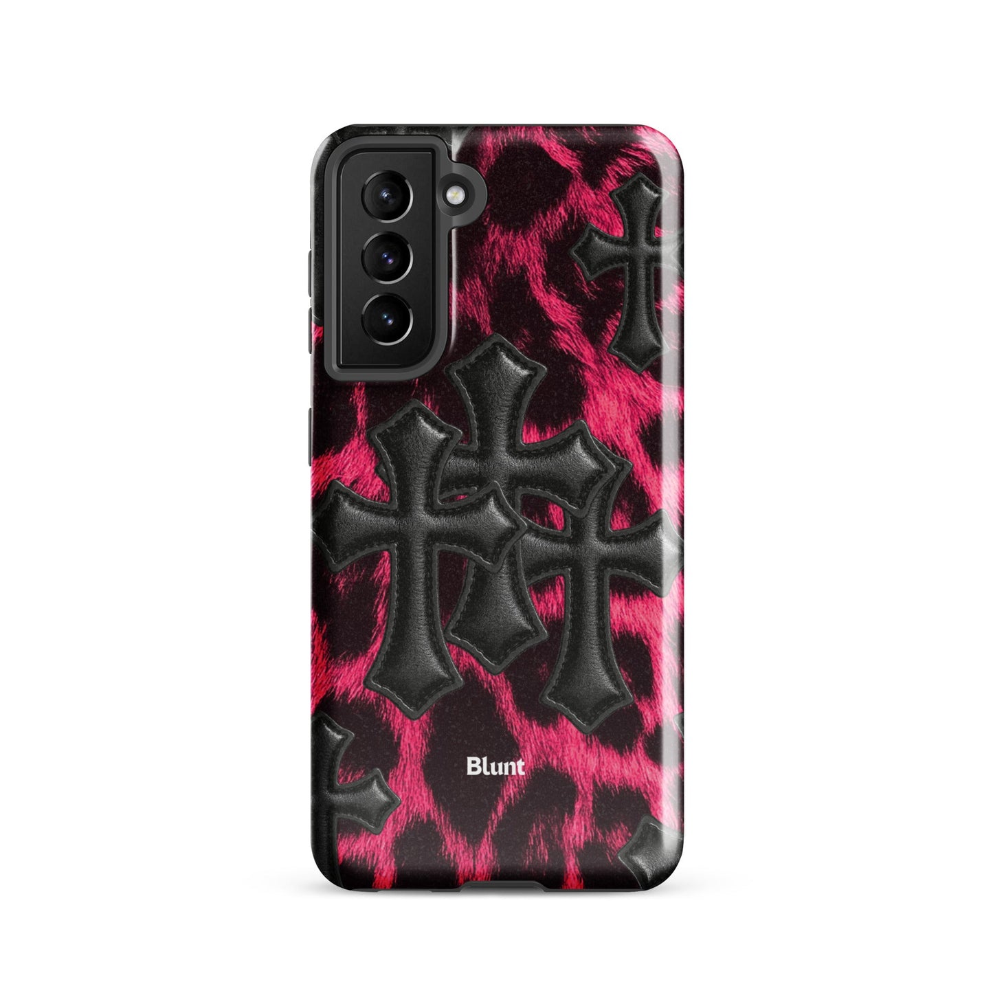 Leopard Cross Samsung Case - Blunt Cases