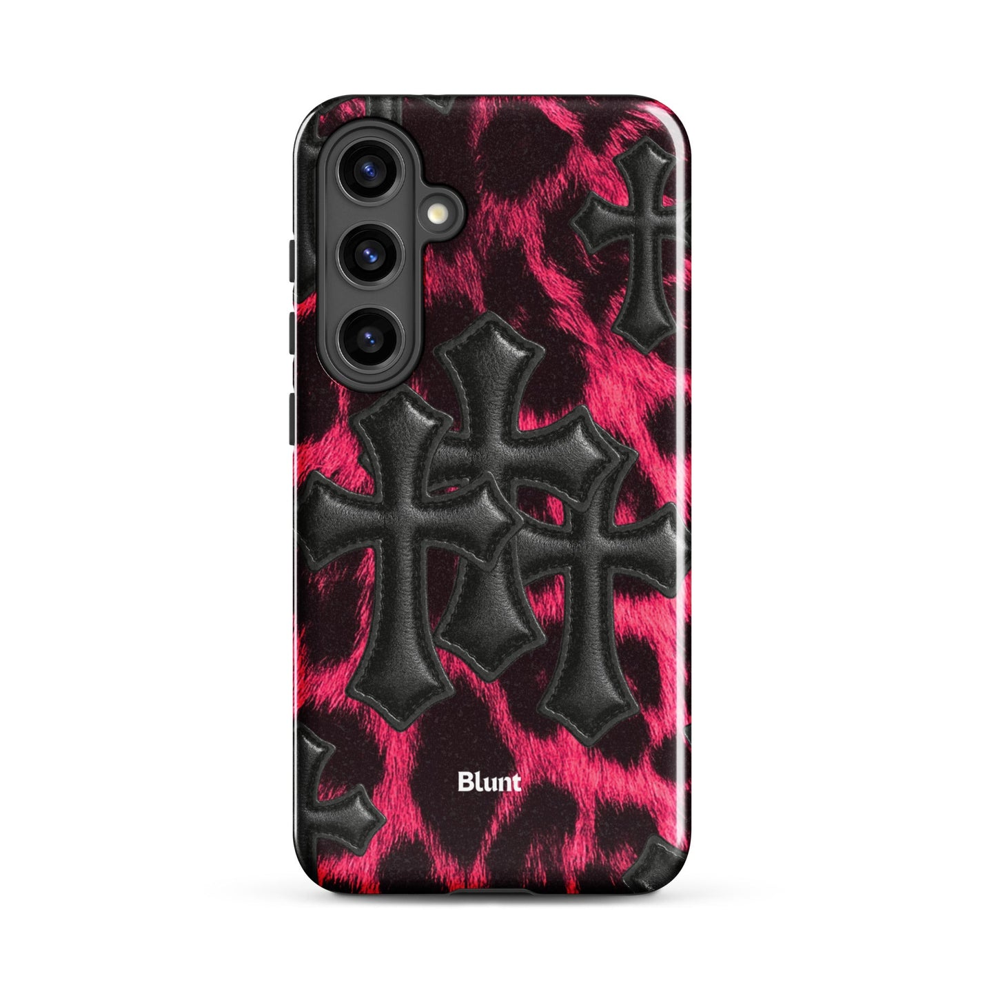 Leopard Cross Samsung Case - Blunt Cases