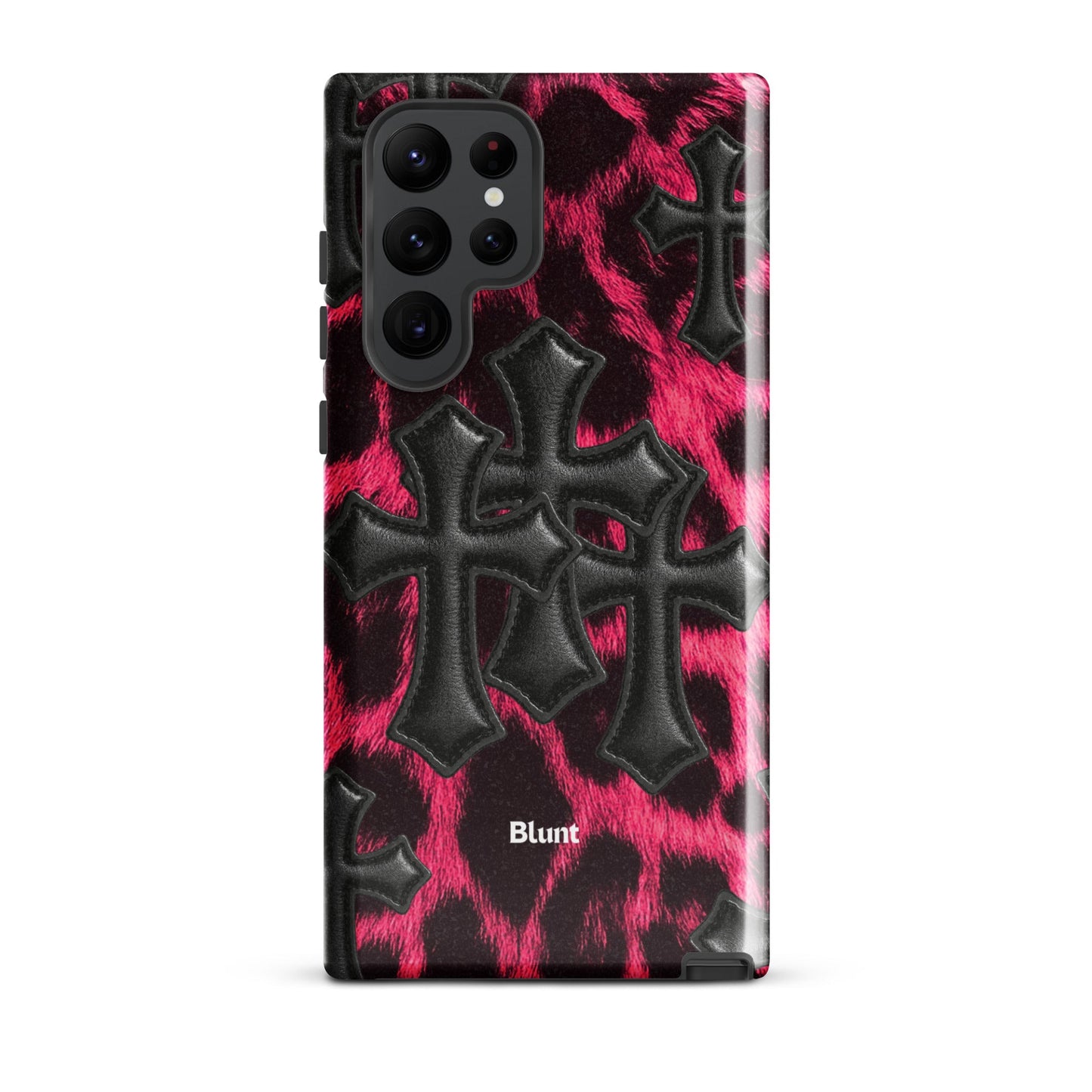 Leopard Cross Samsung Case - Blunt Cases