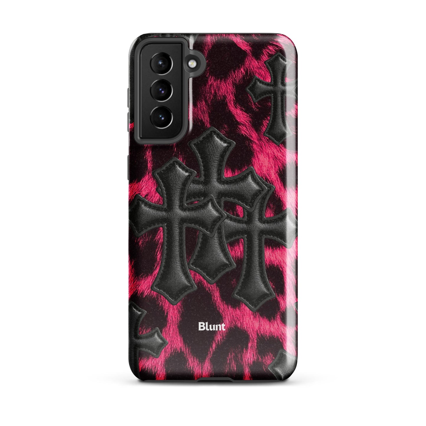 Leopard Cross Samsung Case - Blunt Cases