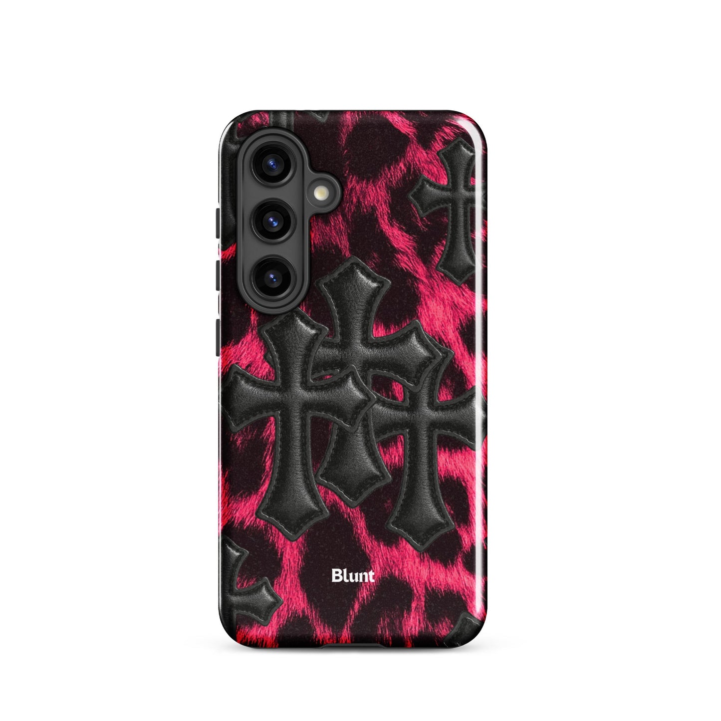 Leopard Cross Samsung Case - Blunt Cases