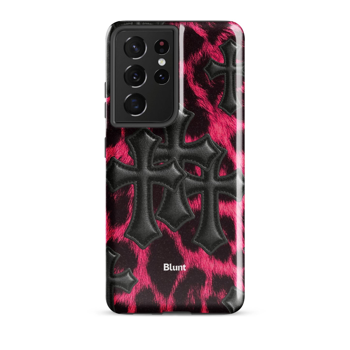 Leopard Cross Samsung Case - Blunt Cases