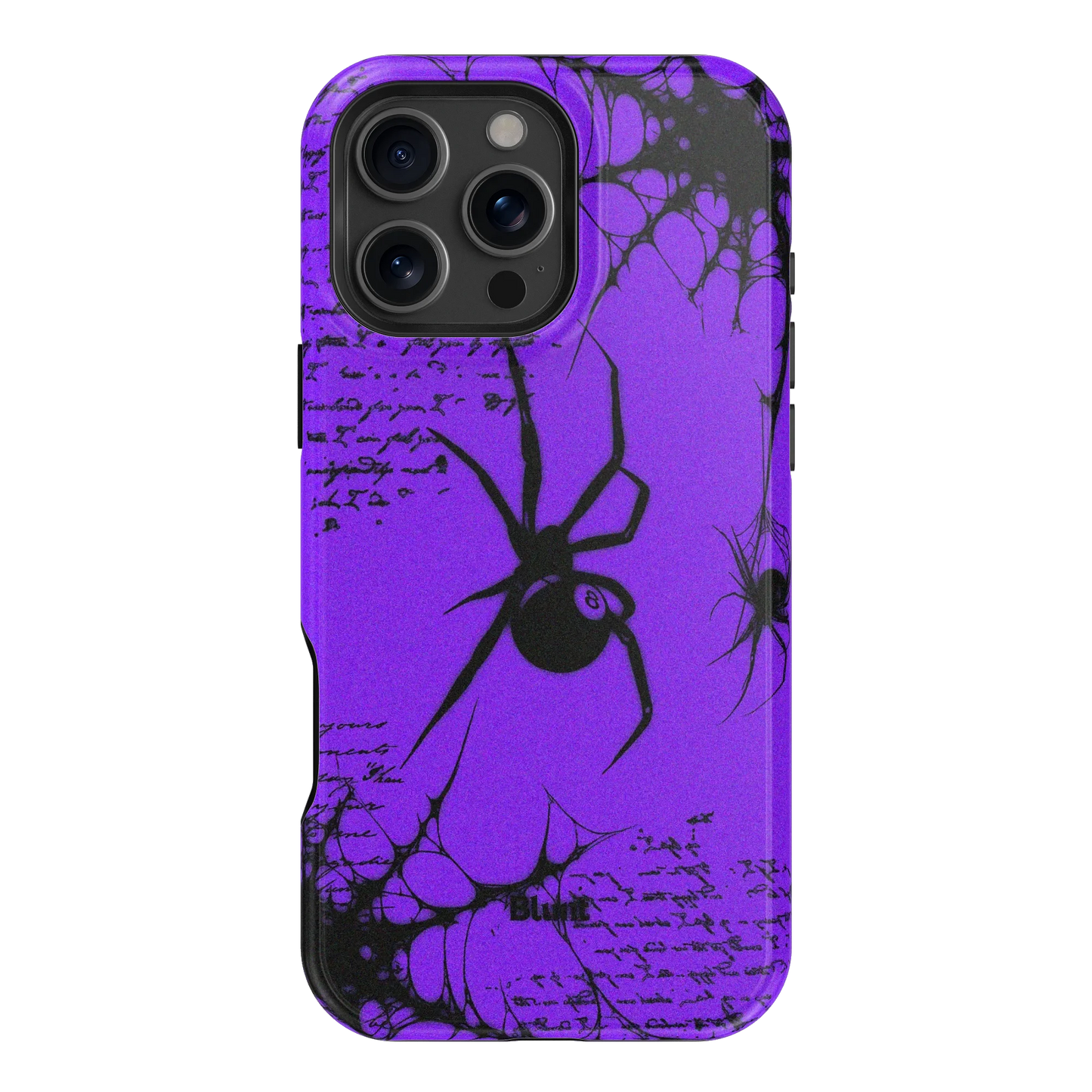 Violet Script iPhone Case