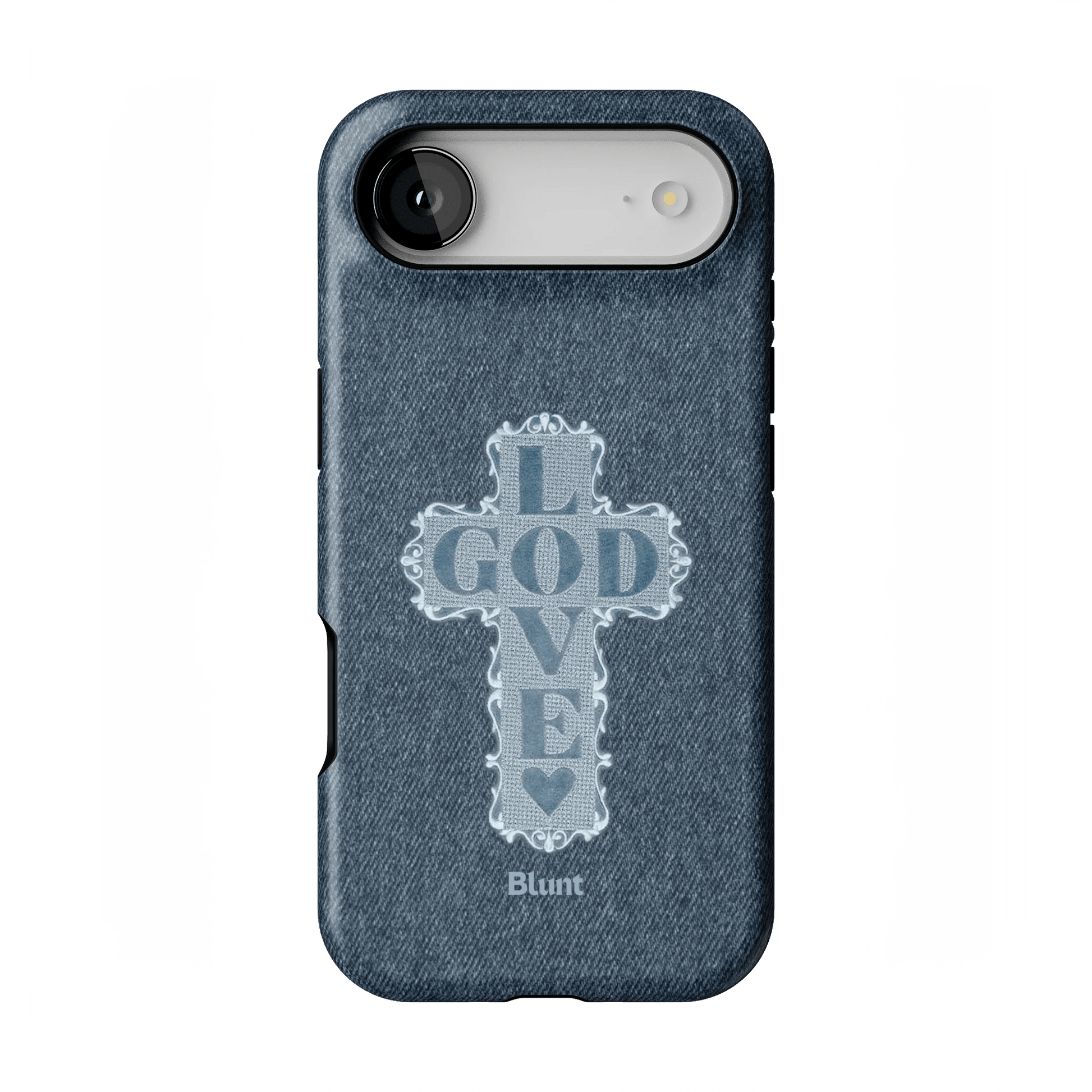 Love God Blue Cross iPhone Case - Blunt Cases