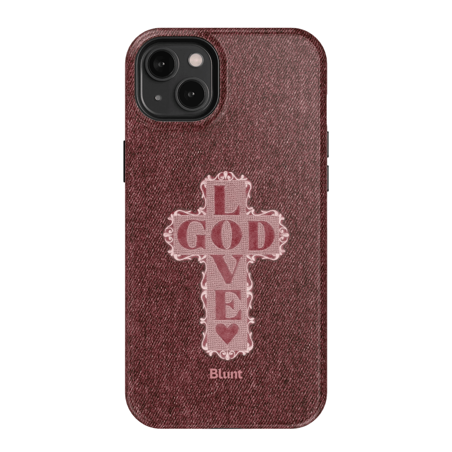 Love God Pink Cross iPhone Case - Blunt Cases