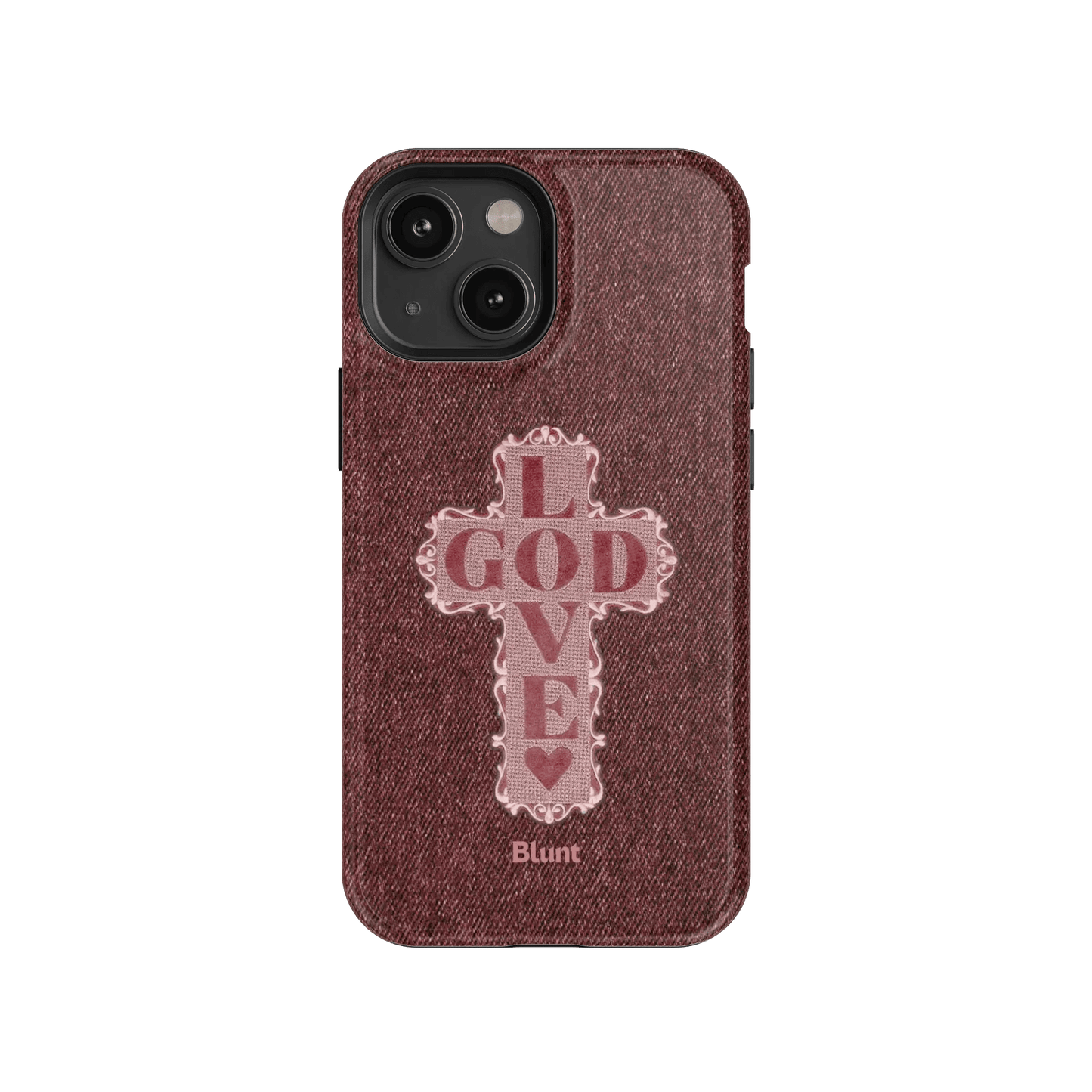 Love God Pink Cross iPhone Case - Blunt Cases
