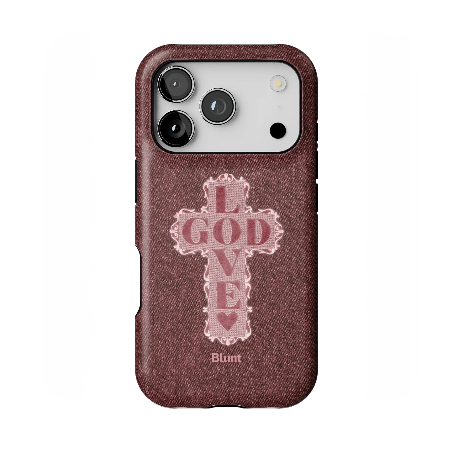 Love God Pink Cross iPhone Case - Blunt Cases