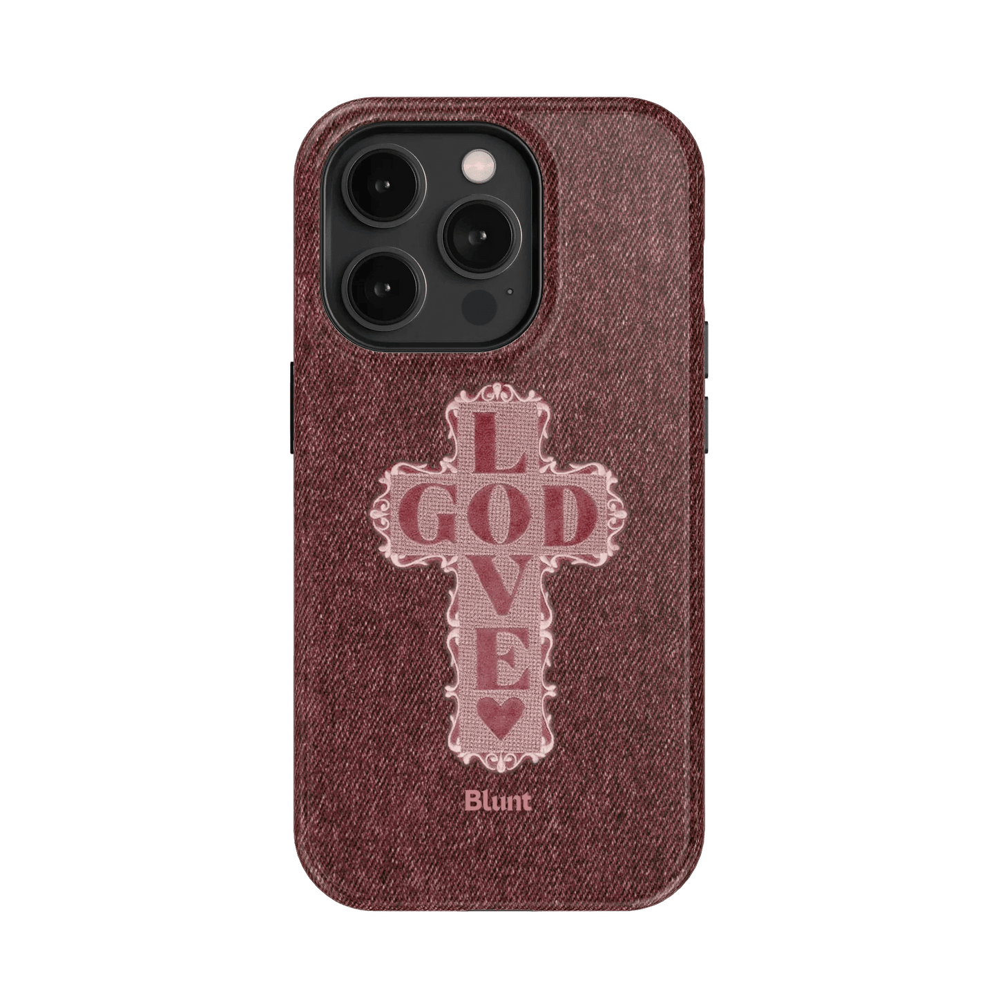 Love God Pink Cross iPhone Case - Blunt Cases