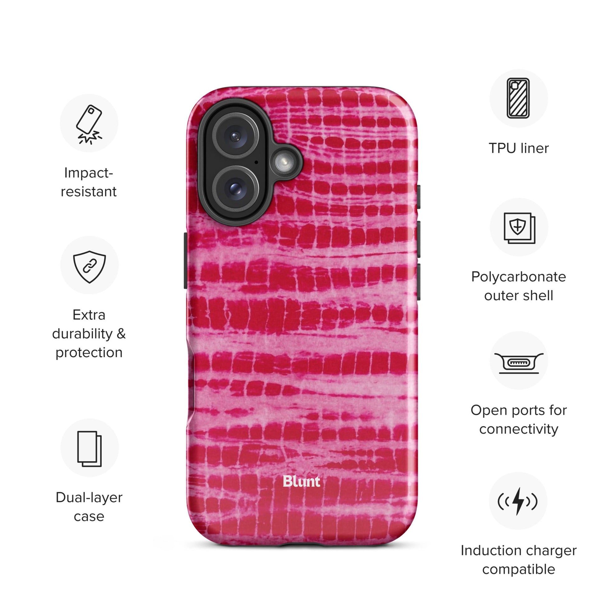Magenta Tracks iPhone Case - Blunt Cases