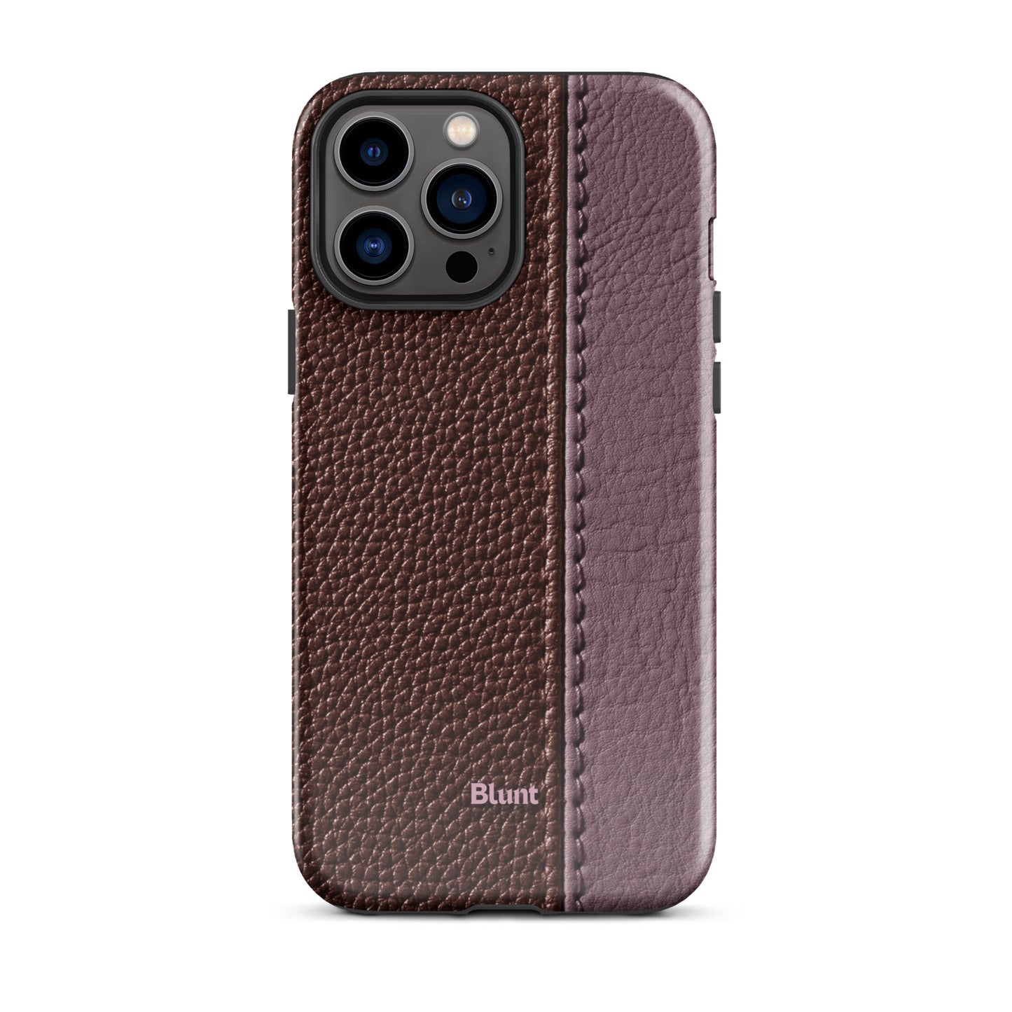 Maroon Grain iPhone Case - Blunt Cases