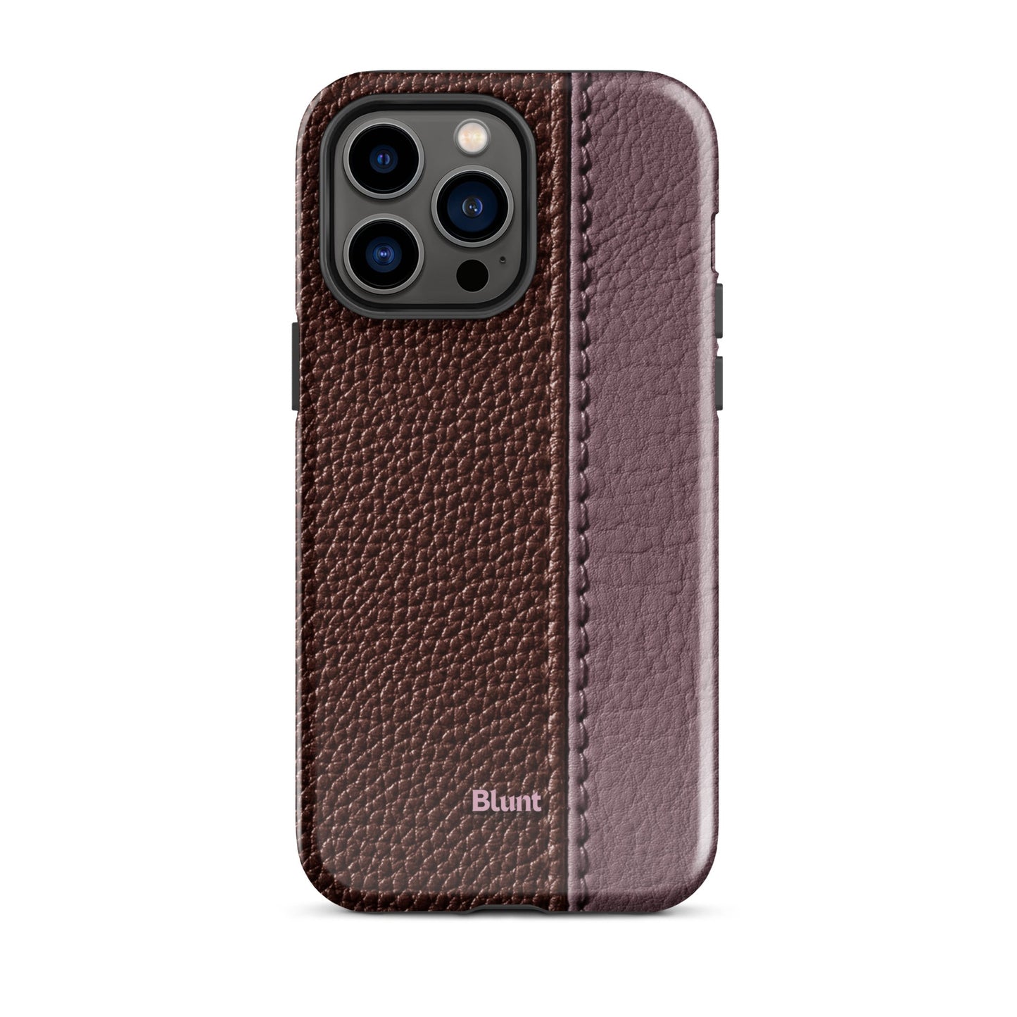 Maroon Grain iPhone Case - Blunt Cases