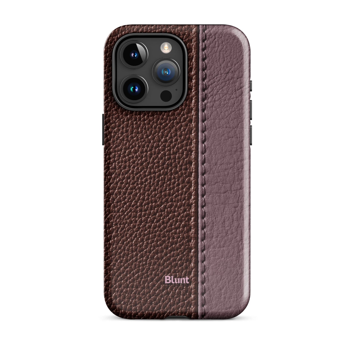 Maroon Grain iPhone Case - Blunt Cases