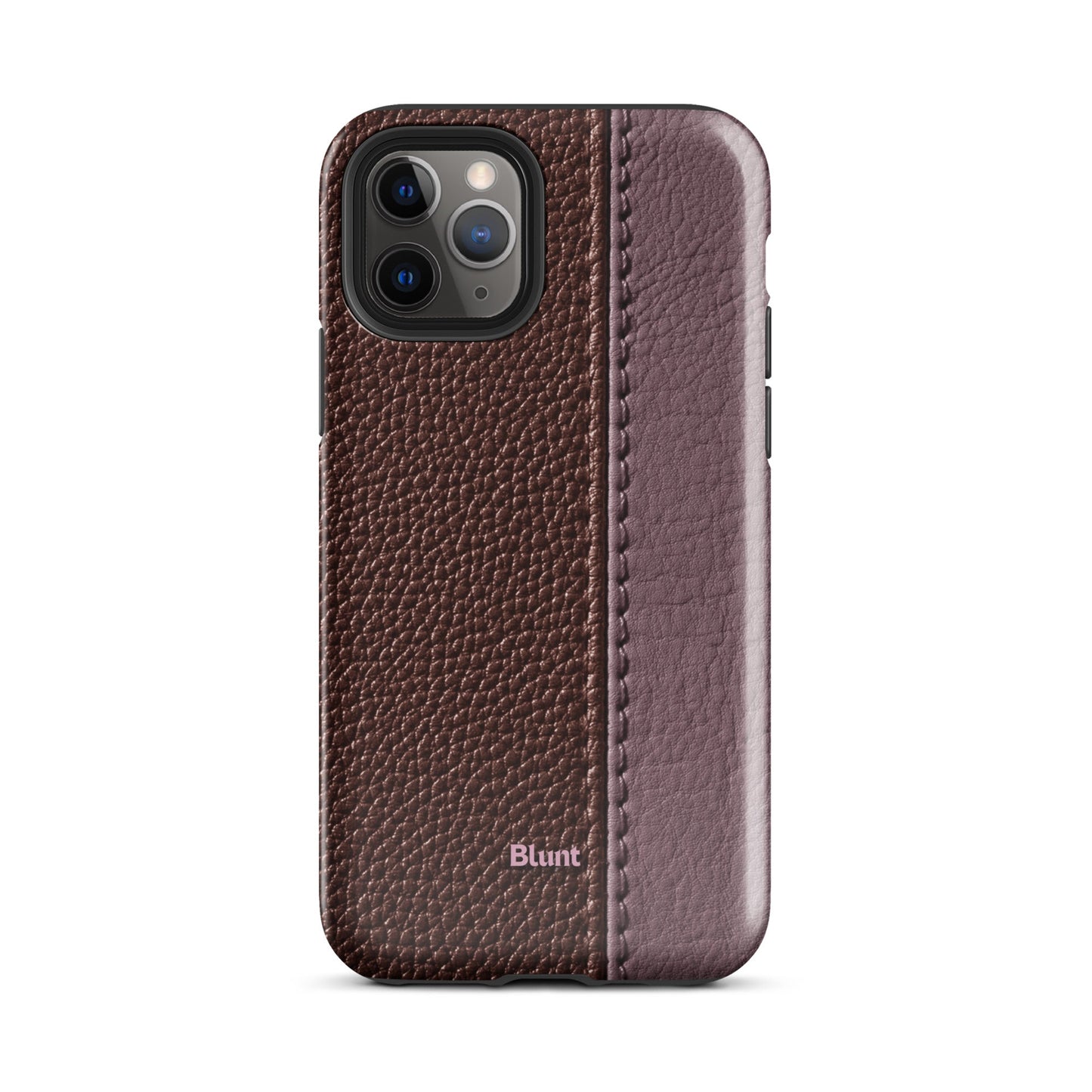 Maroon Grain iPhone Case - Blunt Cases