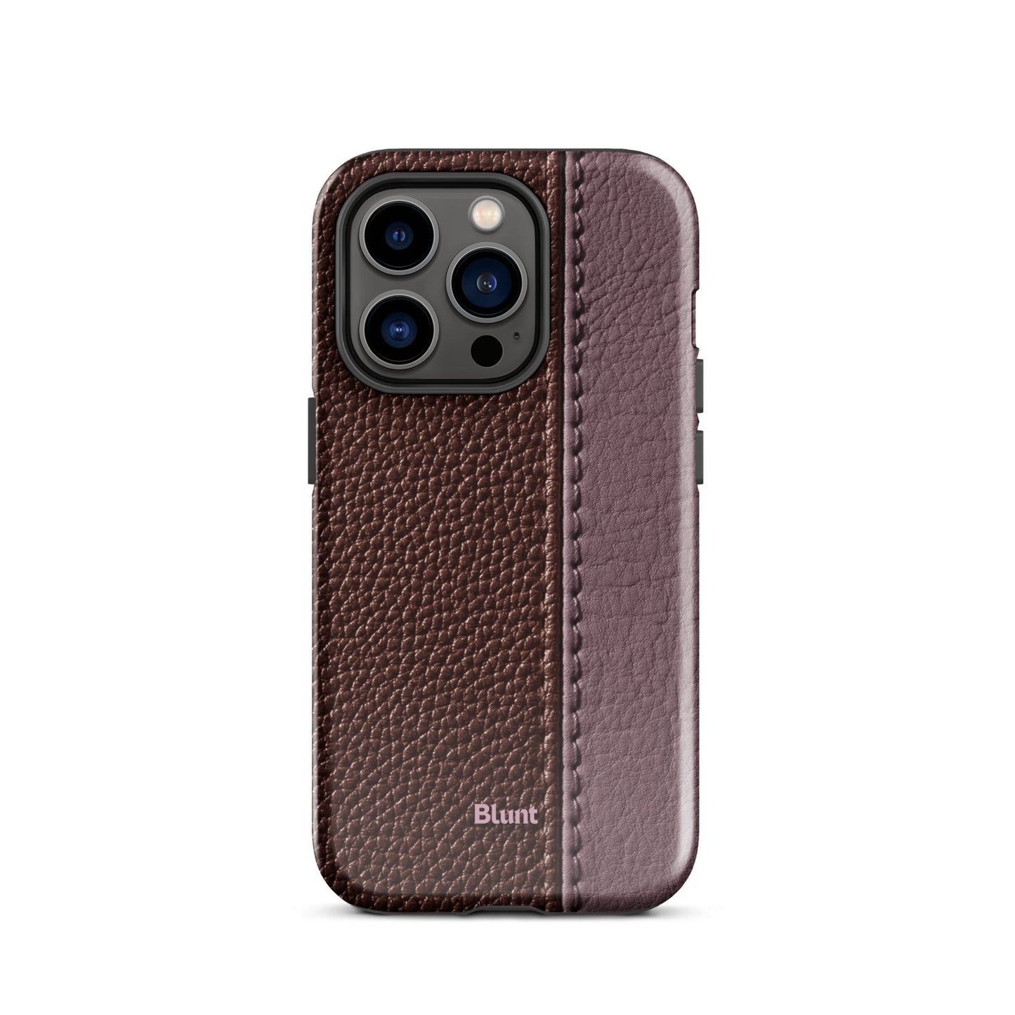 Maroon Grain iPhone Case - Blunt Cases