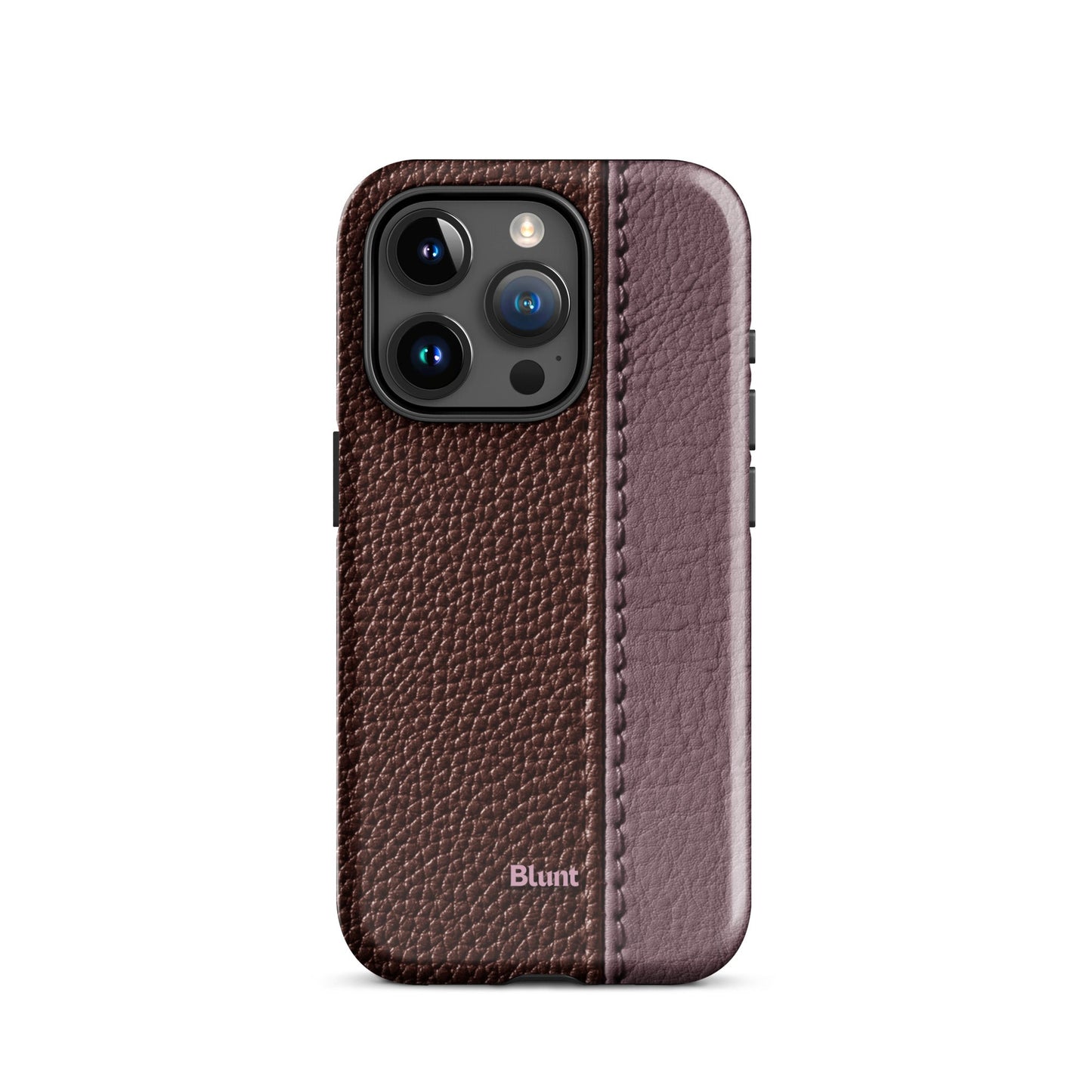 Maroon Grain iPhone Case - Blunt Cases