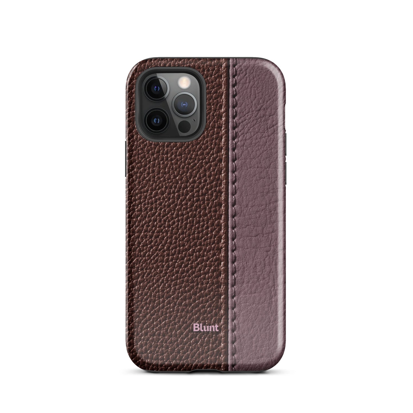 Maroon Grain iPhone Case - Blunt Cases