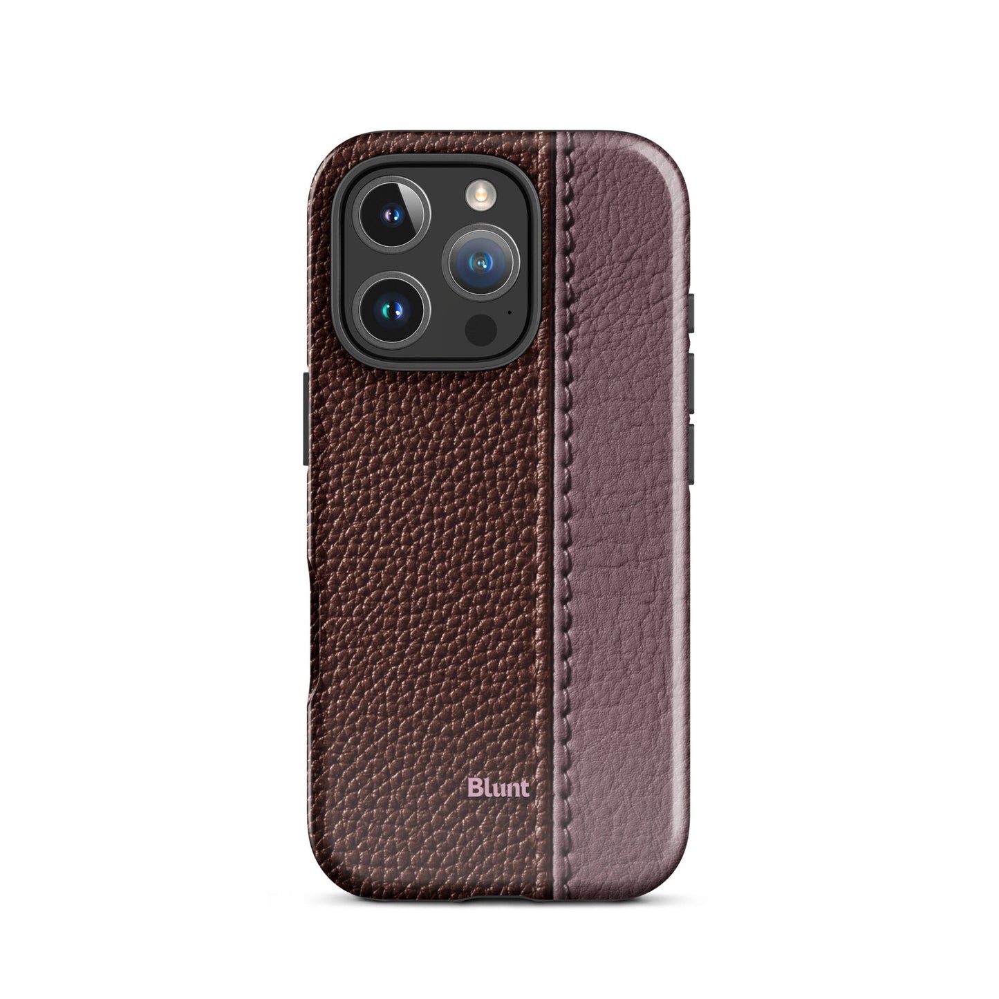 Maroon Grain iPhone Case - Blunt Cases