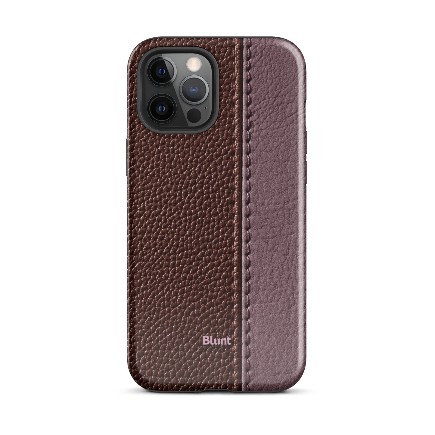 Maroon Grain iPhone Case - Blunt Cases