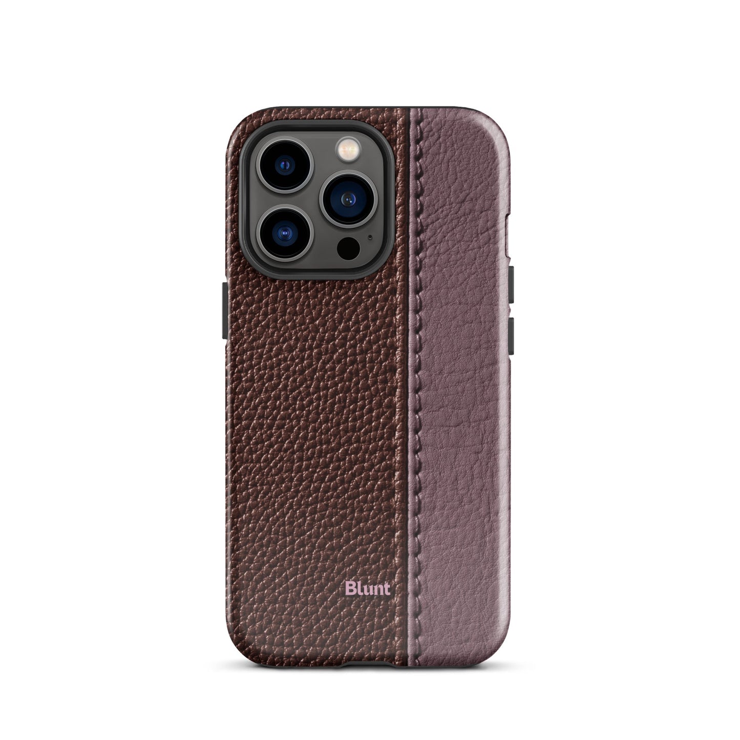 Maroon Grain iPhone Case - Blunt Cases