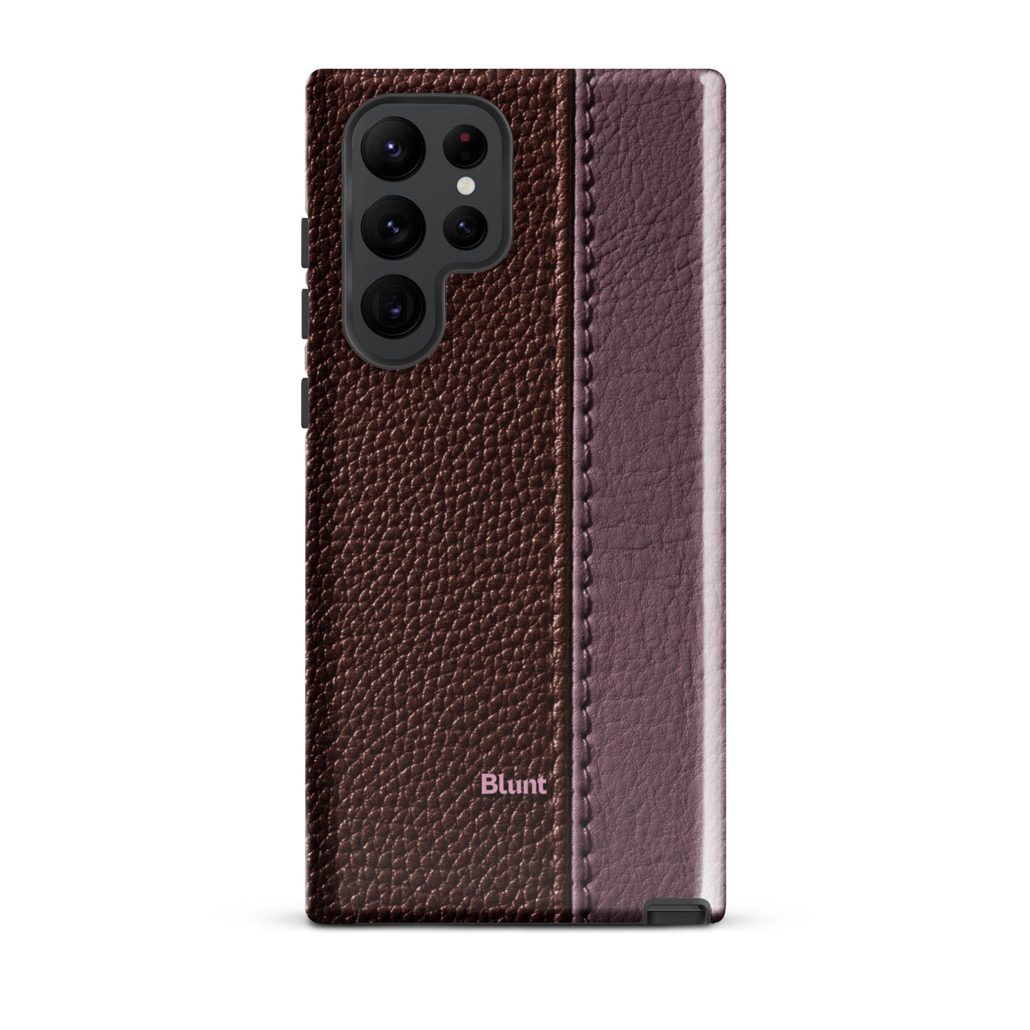 Maroon Grain Samsung Case - Blunt Cases